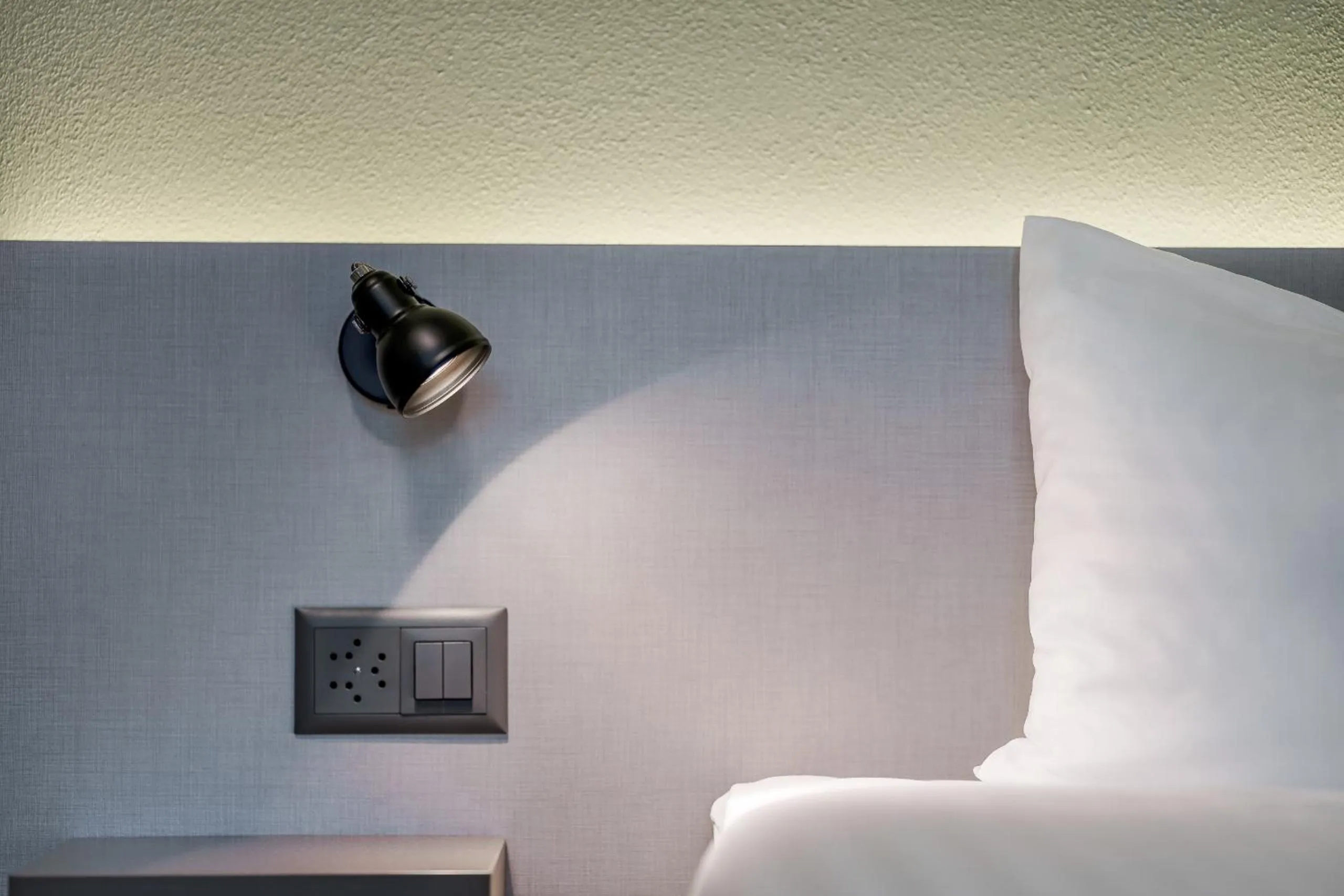 Decorative detail, Bed in flexymotel Wil