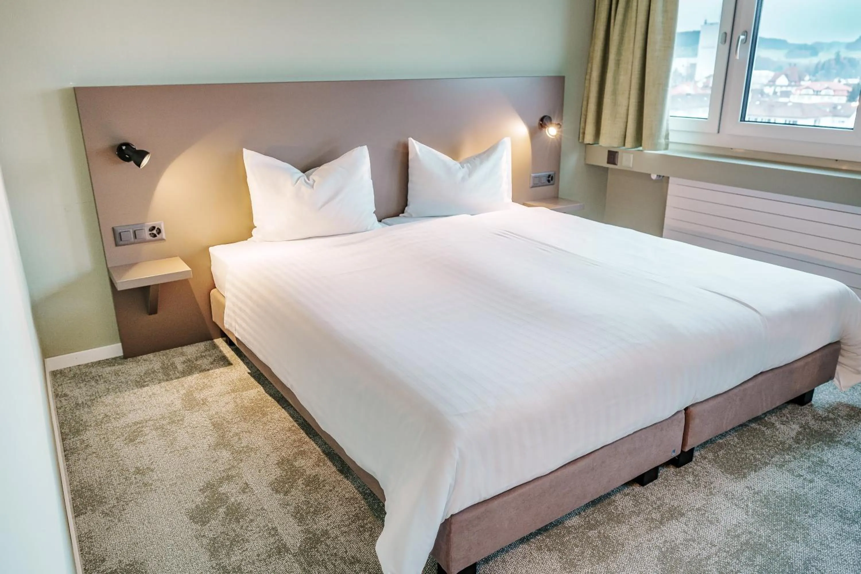 Bed in flexymotel Wil