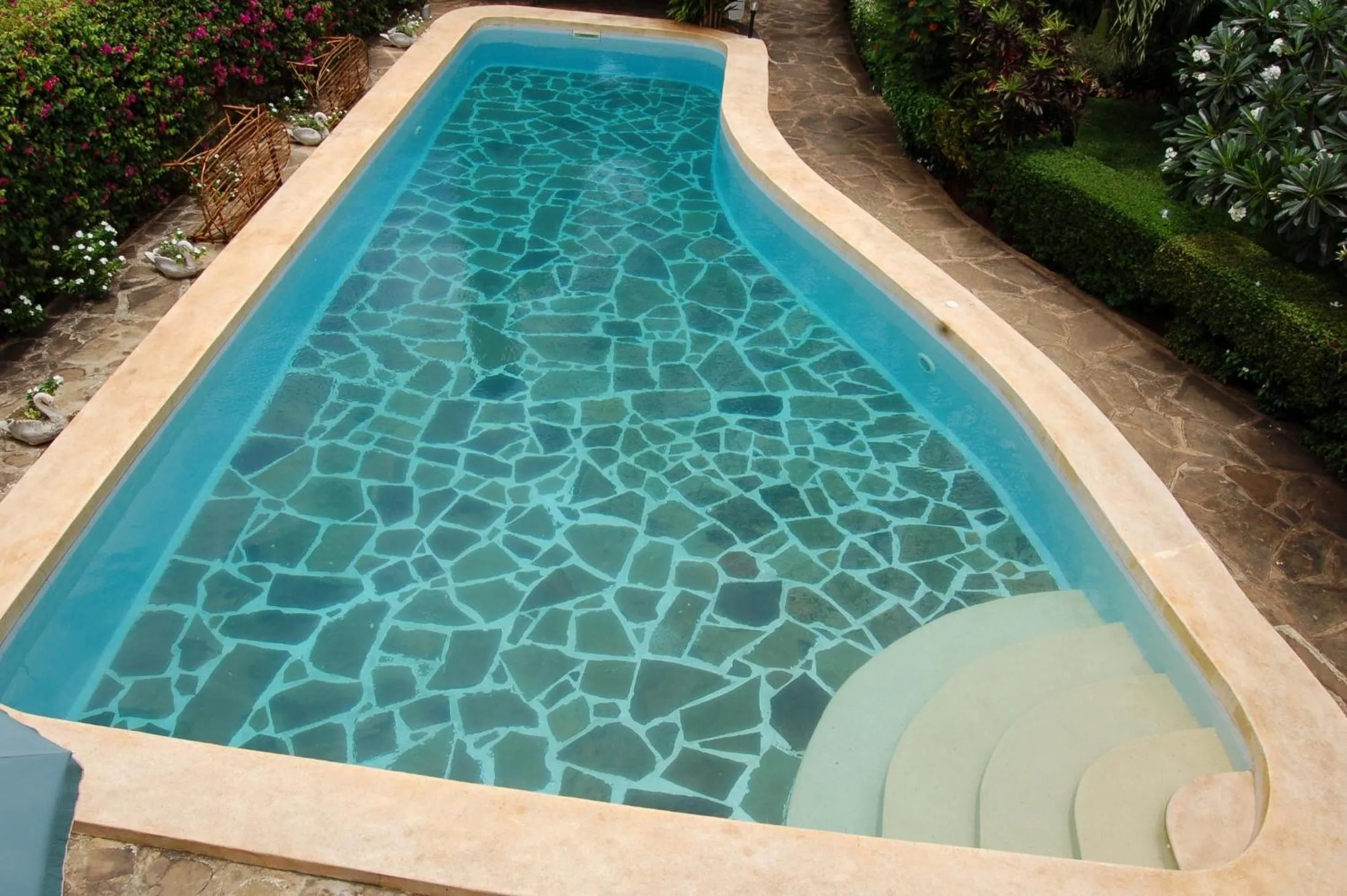 Pool view in JoysVilla Family Holiday Home