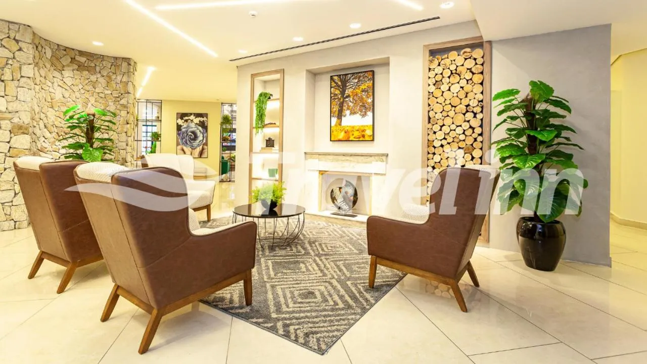 Seating area in Travel Inn Premium Flats Paulista Wall Street