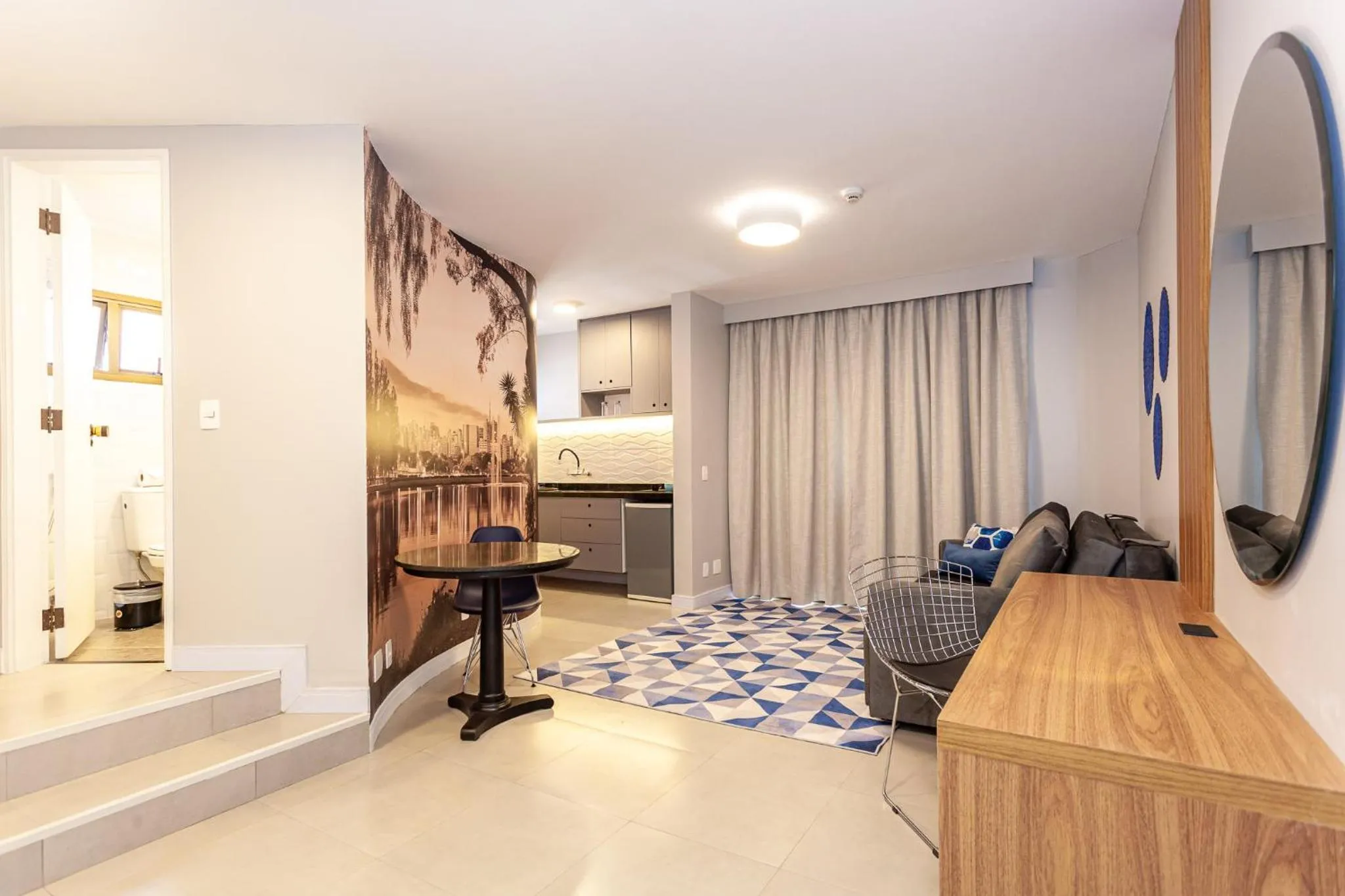 Living room in Travel Inn Premium Flats Paulista Wall Street