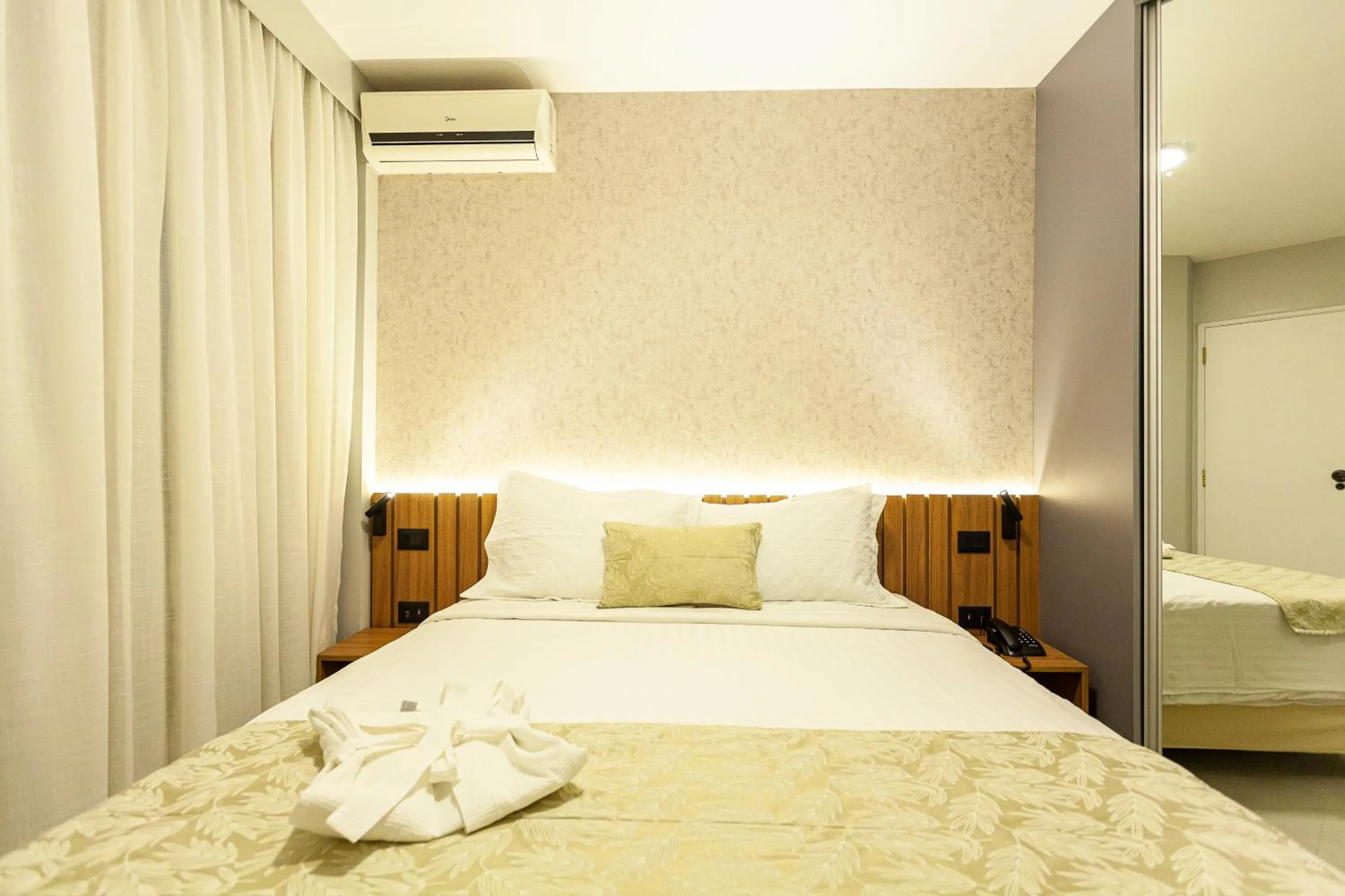 Bed in Travel Inn Premium Flats Paulista Wall Street