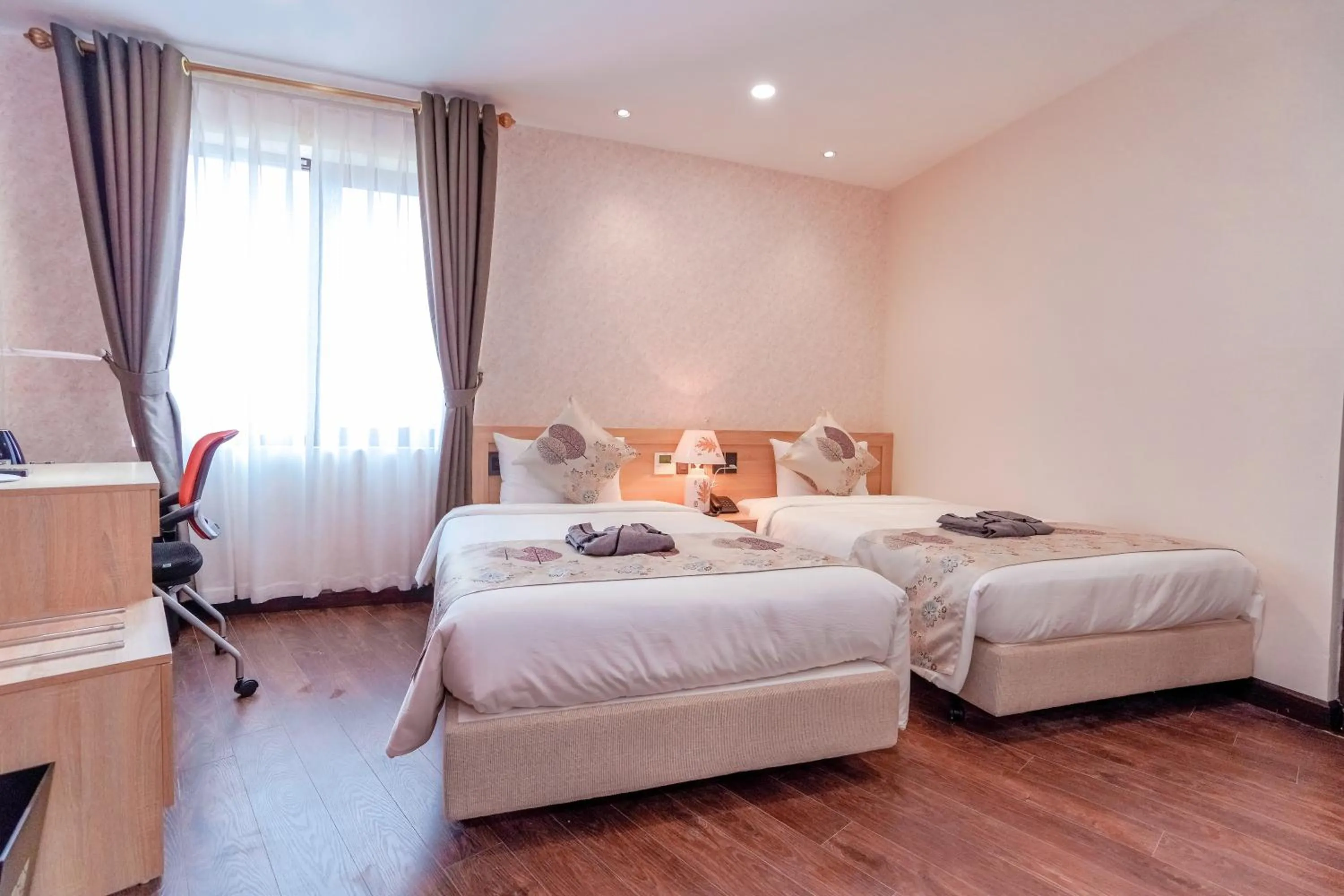 Bed in MOMIZI Hotel HAI PHONG