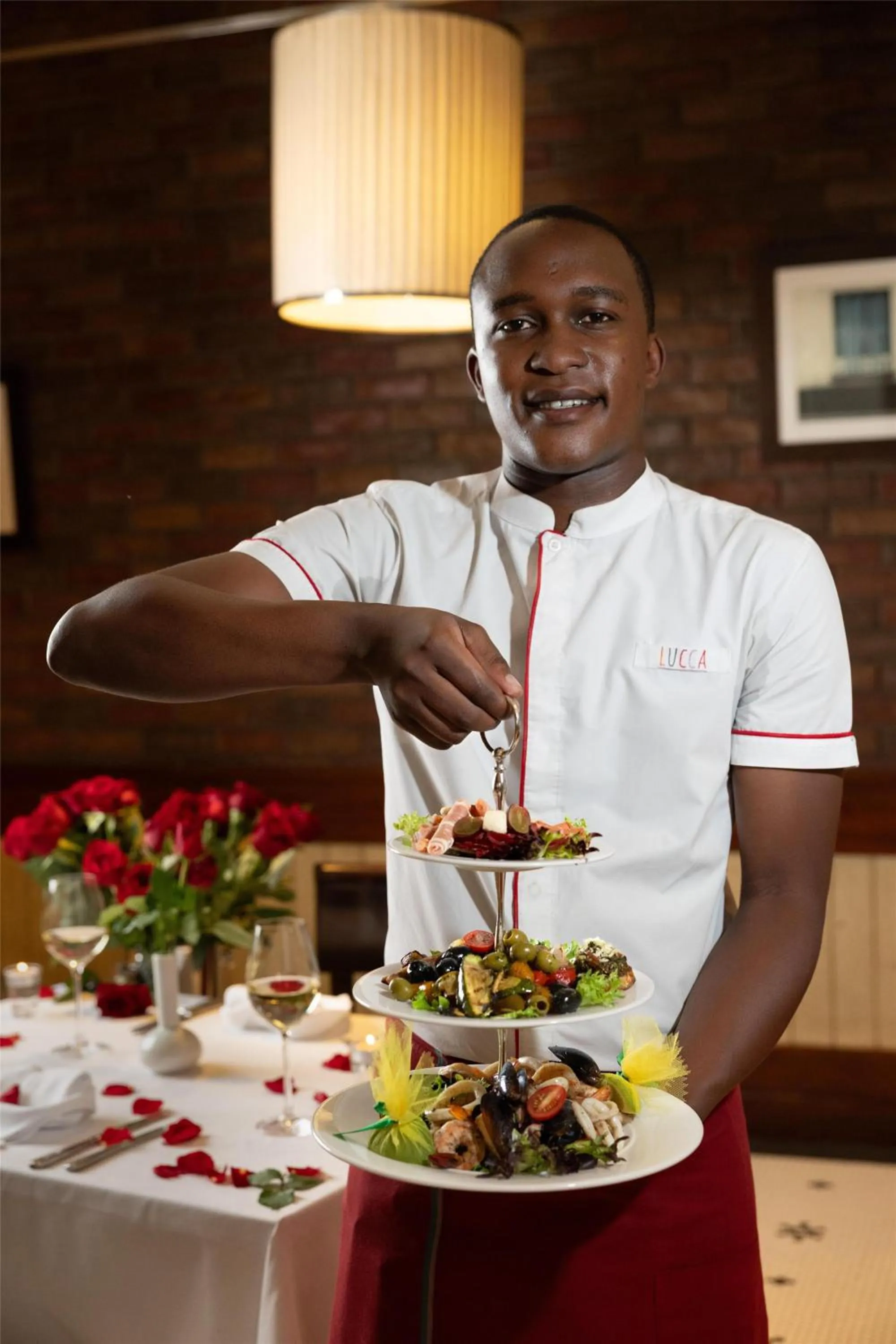 Breakfast in Villa Rosa Kempinski