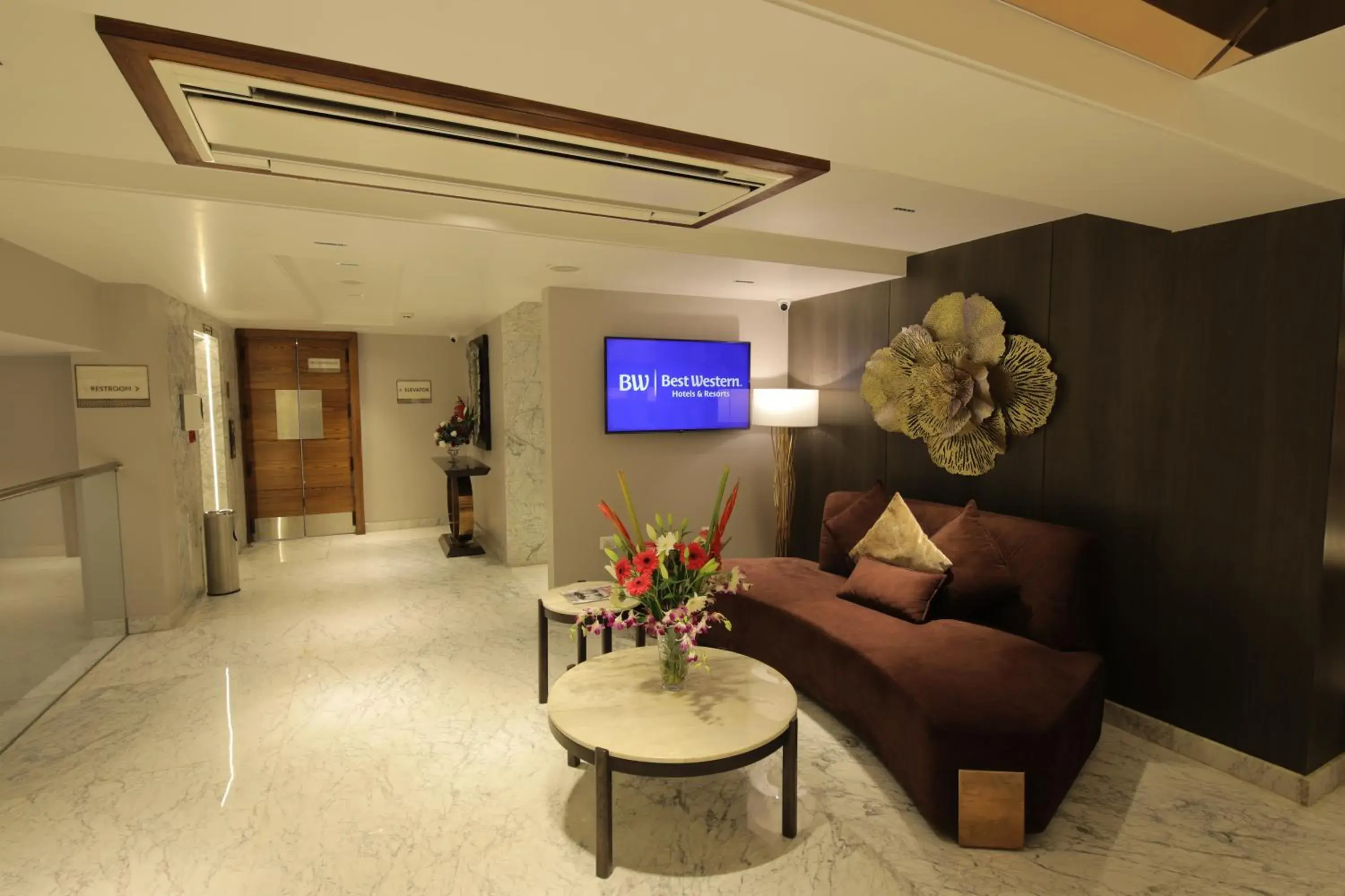 Lobby or reception in Best Western Darbar Lobby or reception in Best Western Darbar