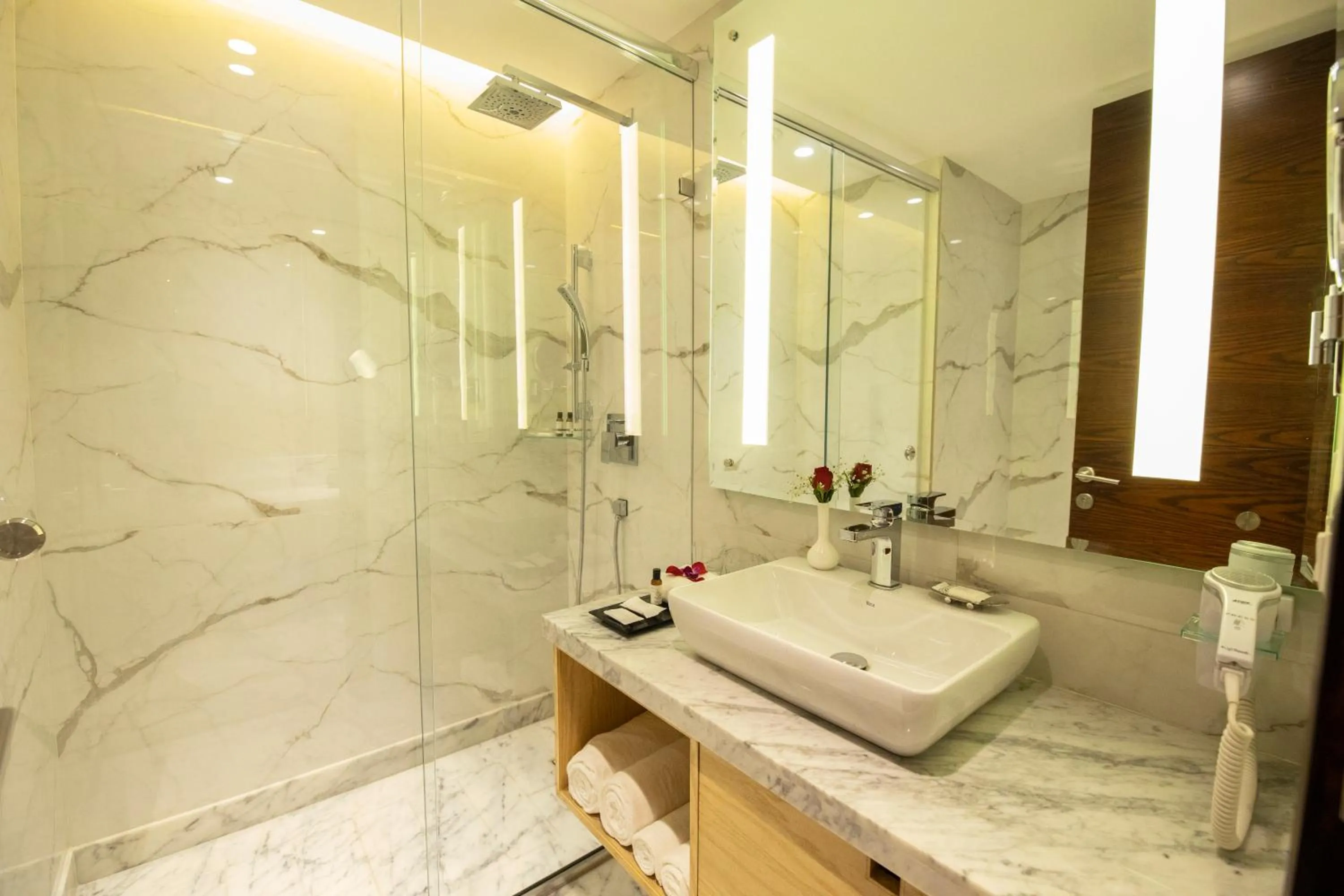 Bathroom in Best Western Darbar