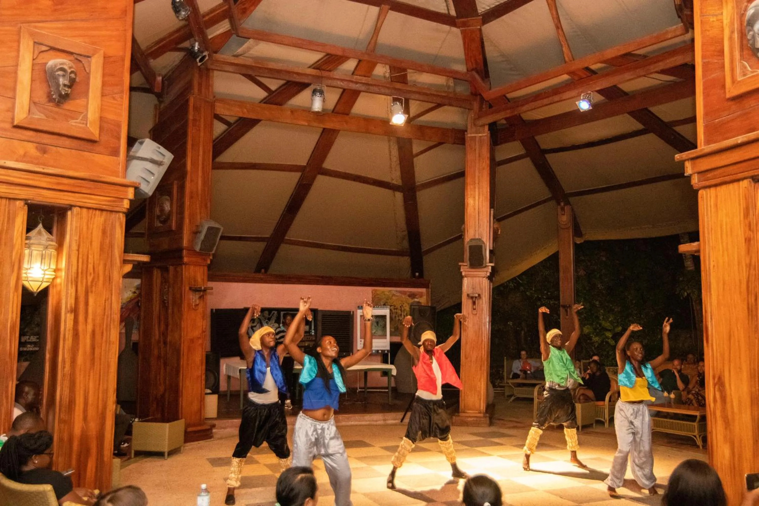 Evening entertainment in Leopard Beach Resort and Spa