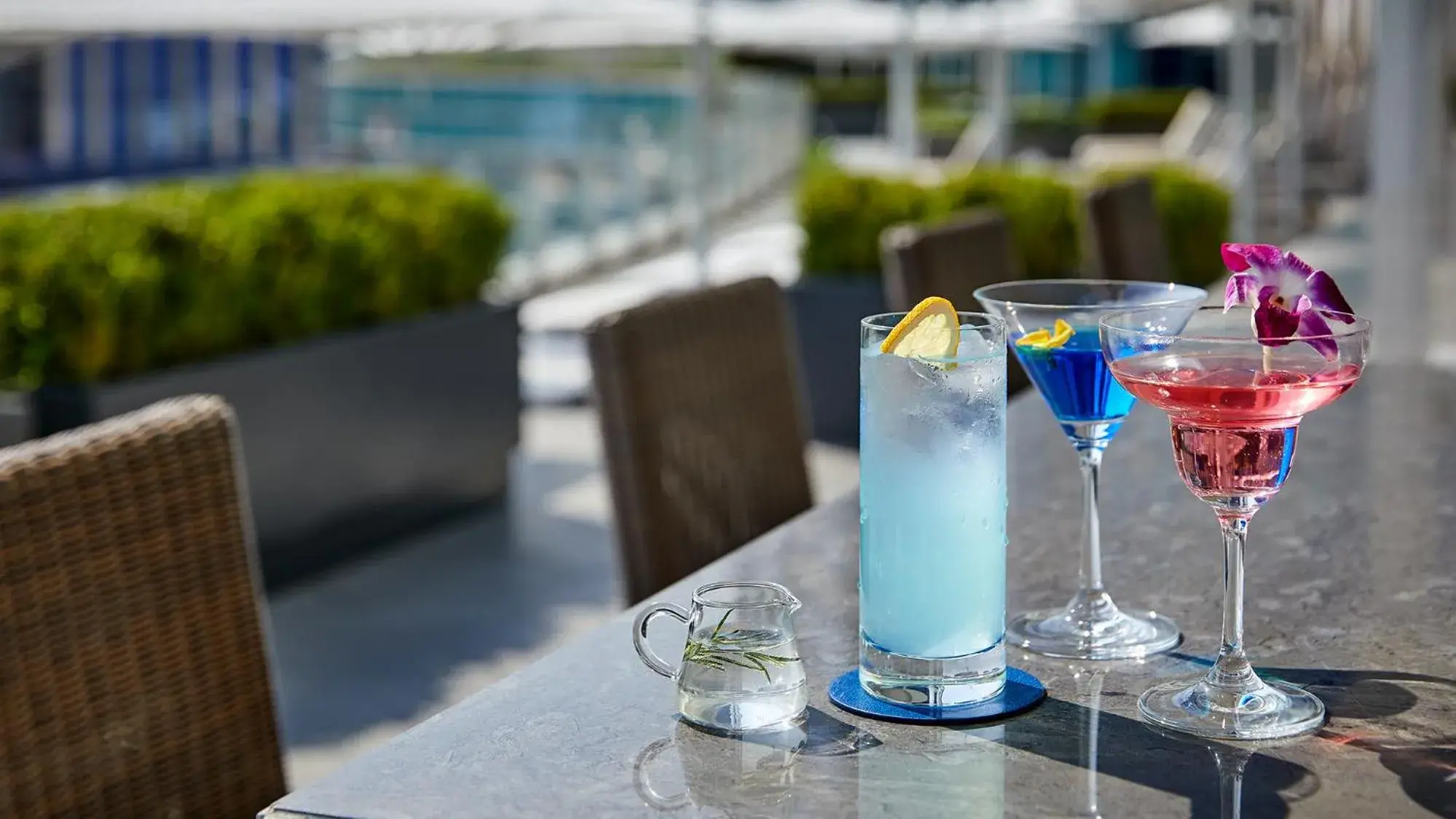 Swimming pool in Signiel Busan Swimming pool in Signiel Busan