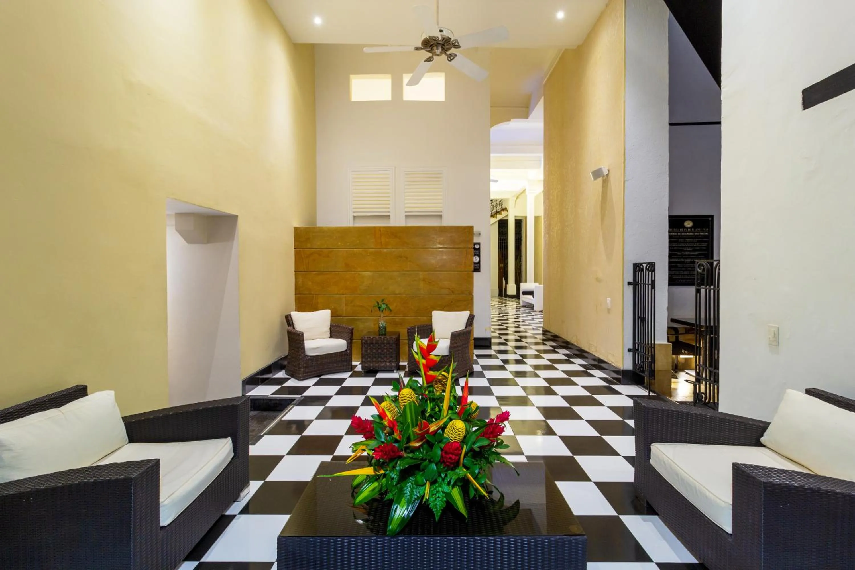 Living room in Hotel Republicano 1910