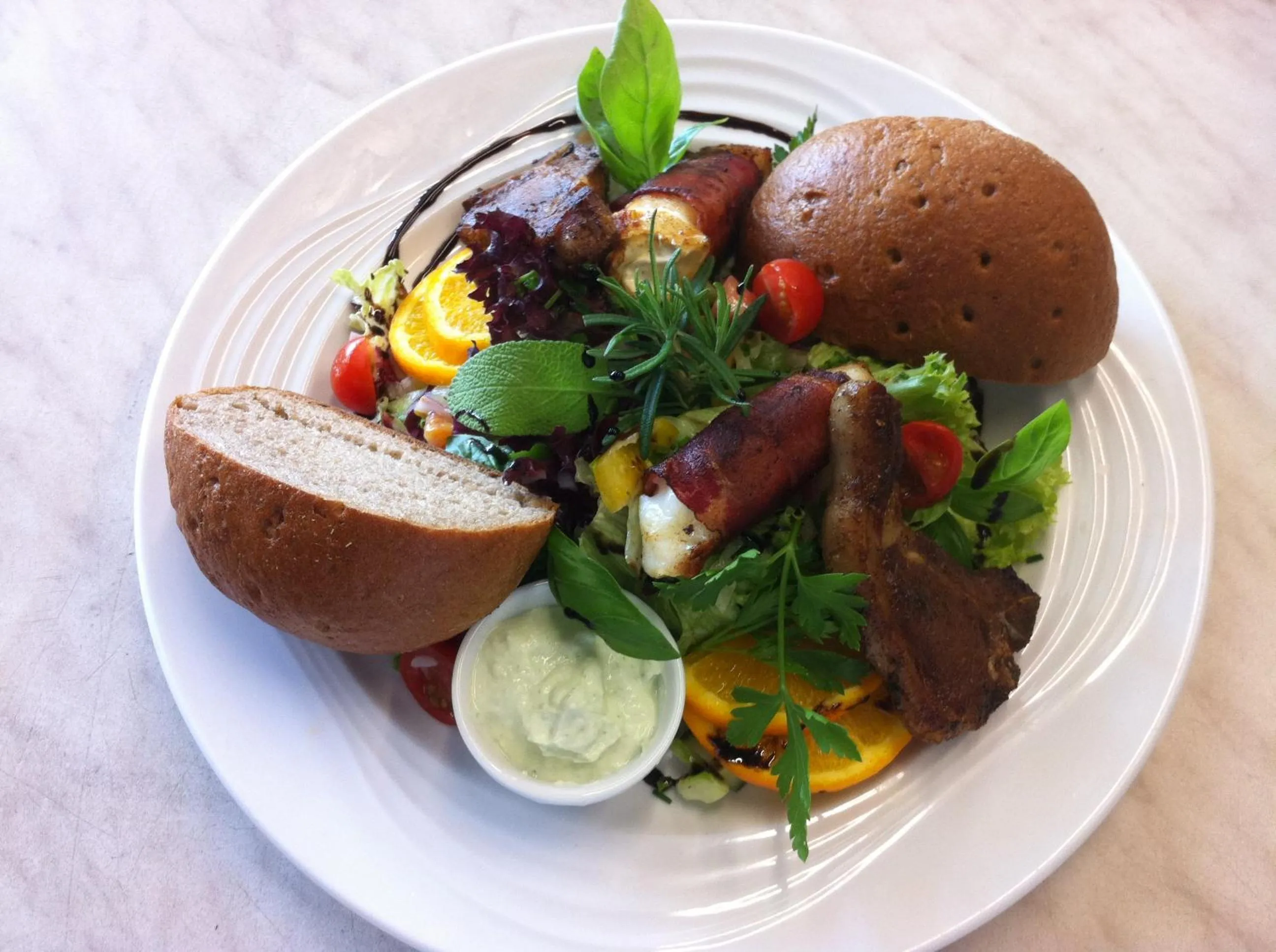 Food close-up in Hotel zur Kanone