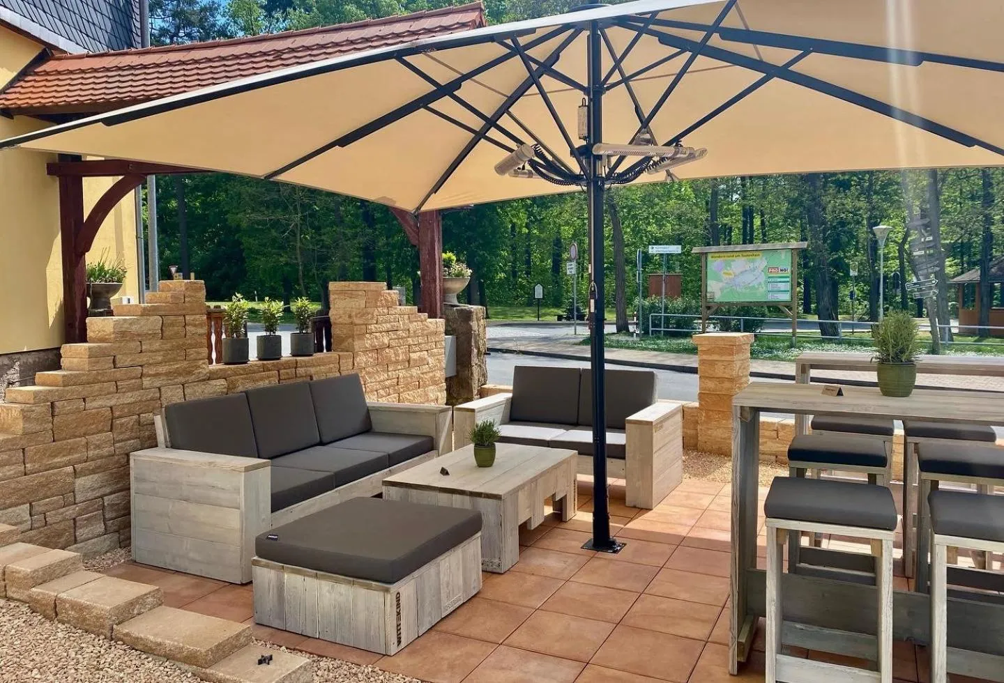 Garden in Hotel zur Kanone