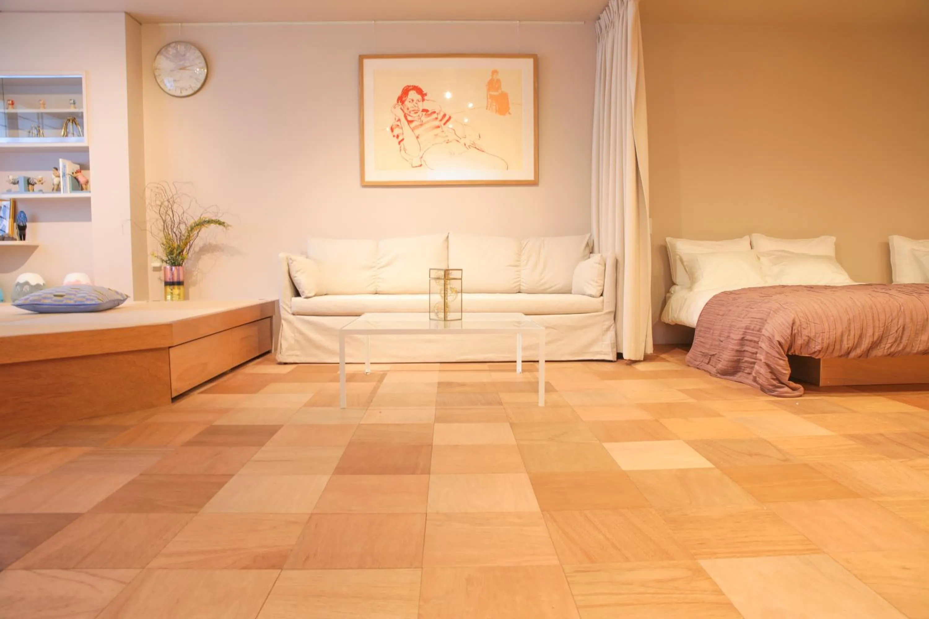 Living room, Bed in d3 HOTEL gallery2