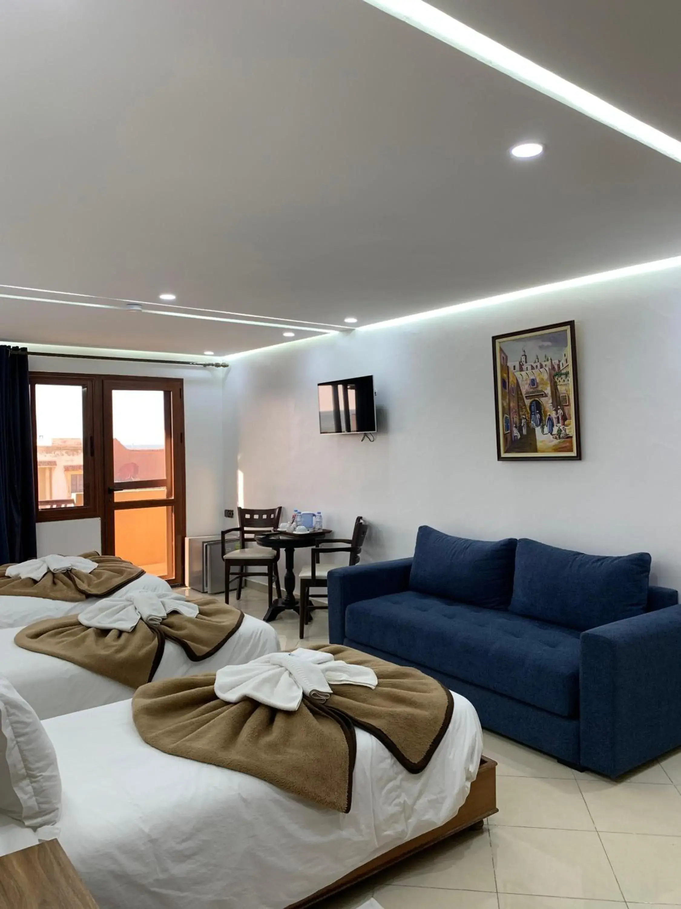 Quadruple Room with Sea View in Hôtel Riad Asfi Quadruple Room with Sea View in Hôtel Riad Asfi