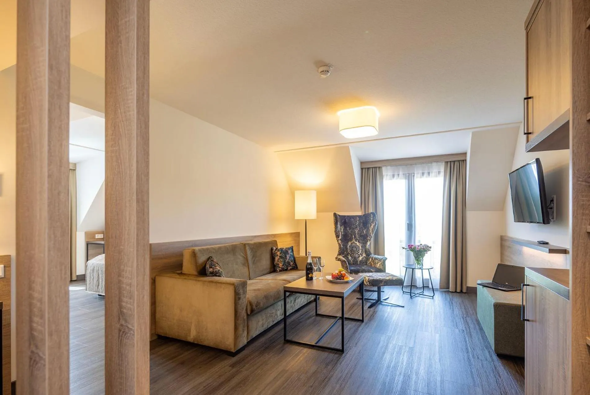 Living room in Flair Park Hotel Ilshofen