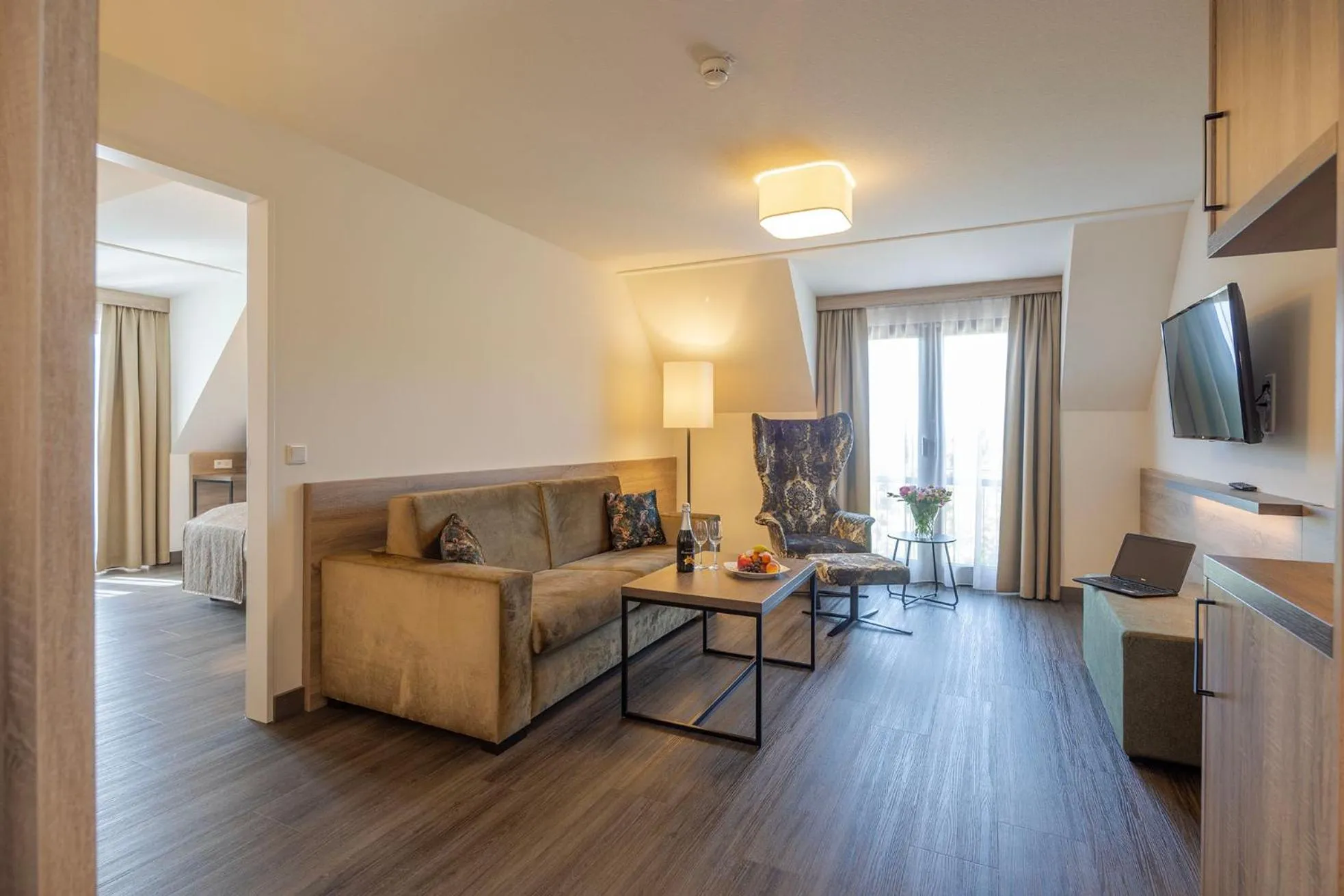 Living room in Flair Park Hotel Ilshofen