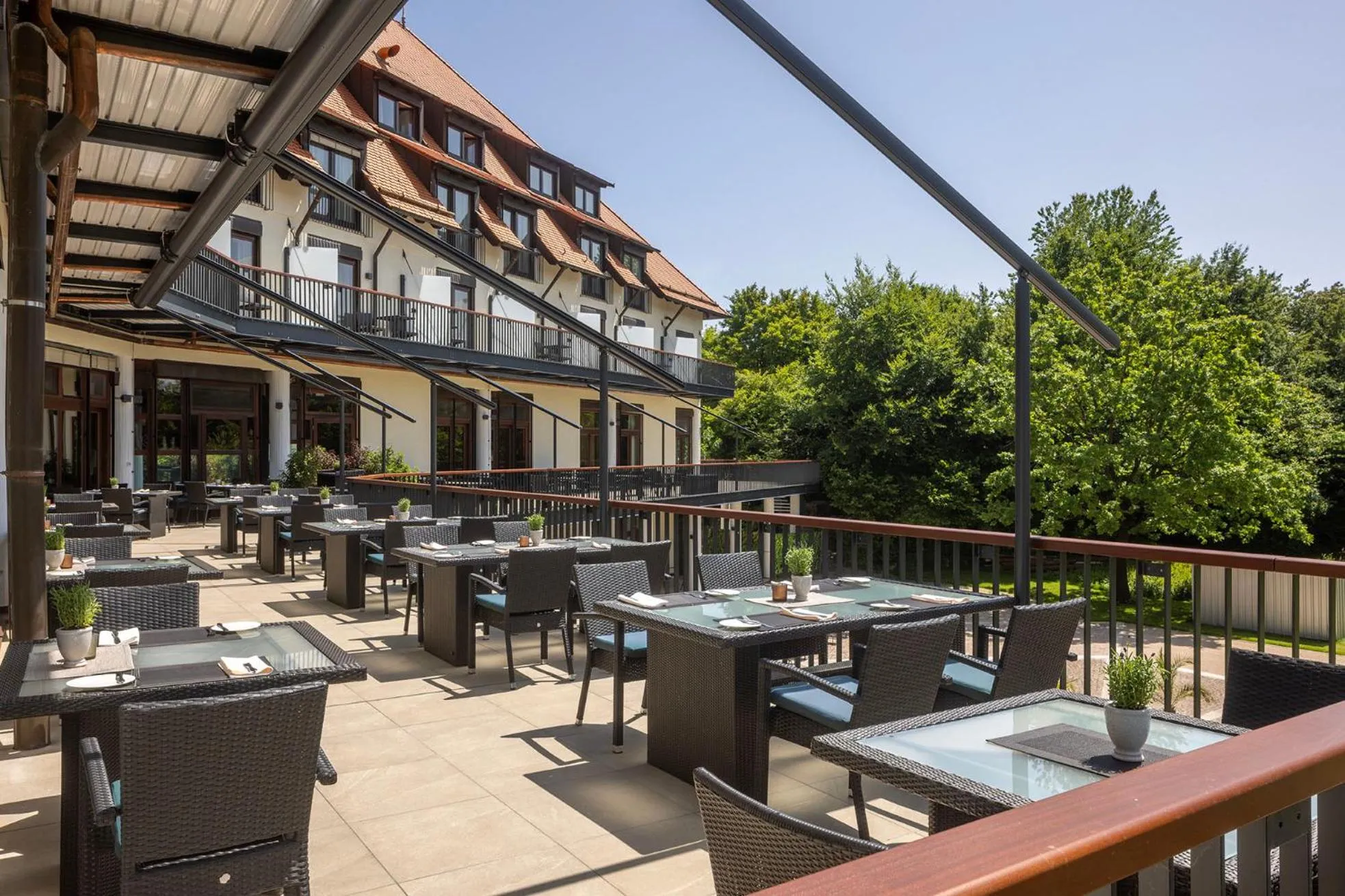 Balcony/Terrace in Flair Park Hotel Ilshofen
