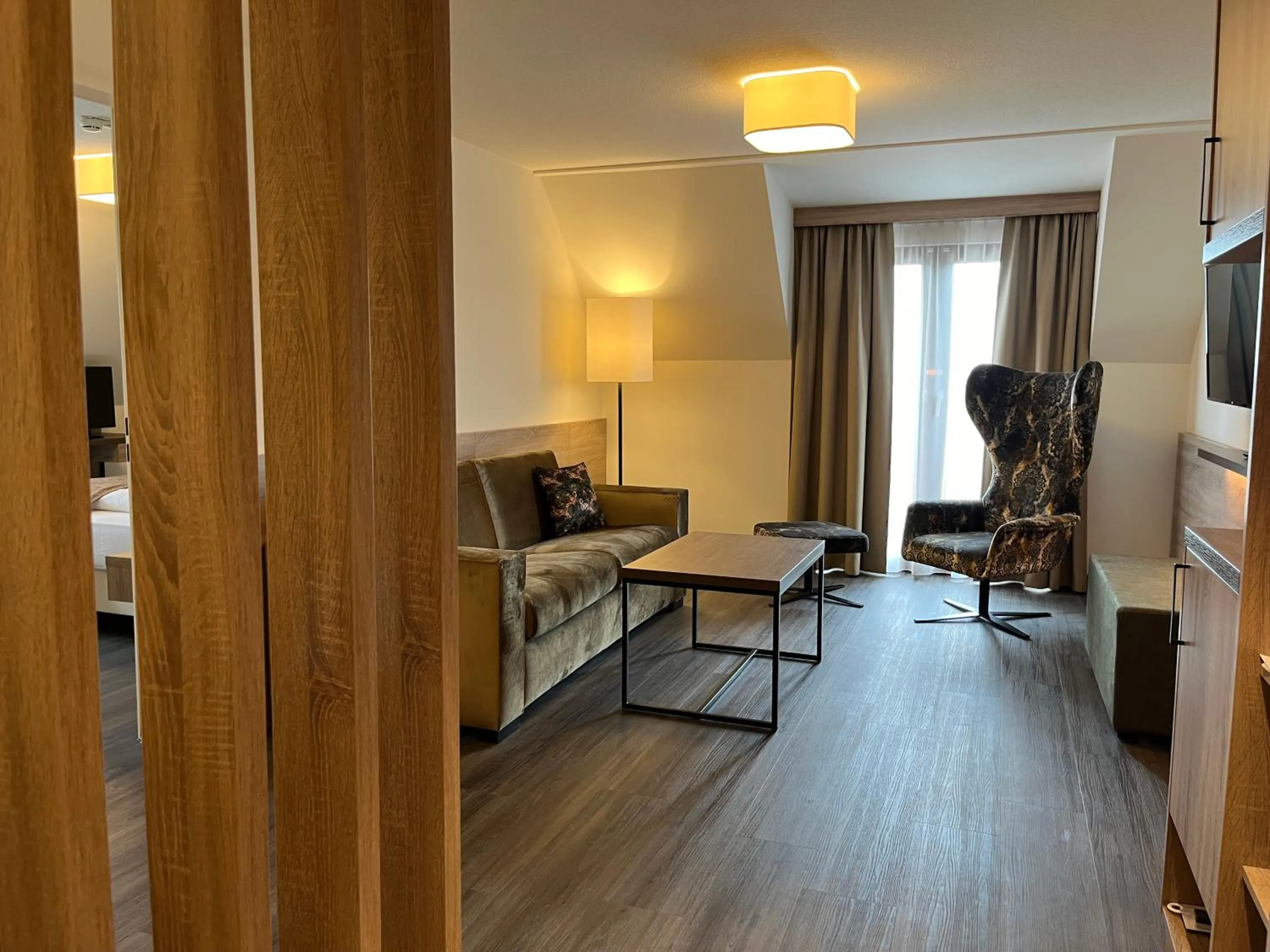 Living room in Flair Park Hotel Ilshofen