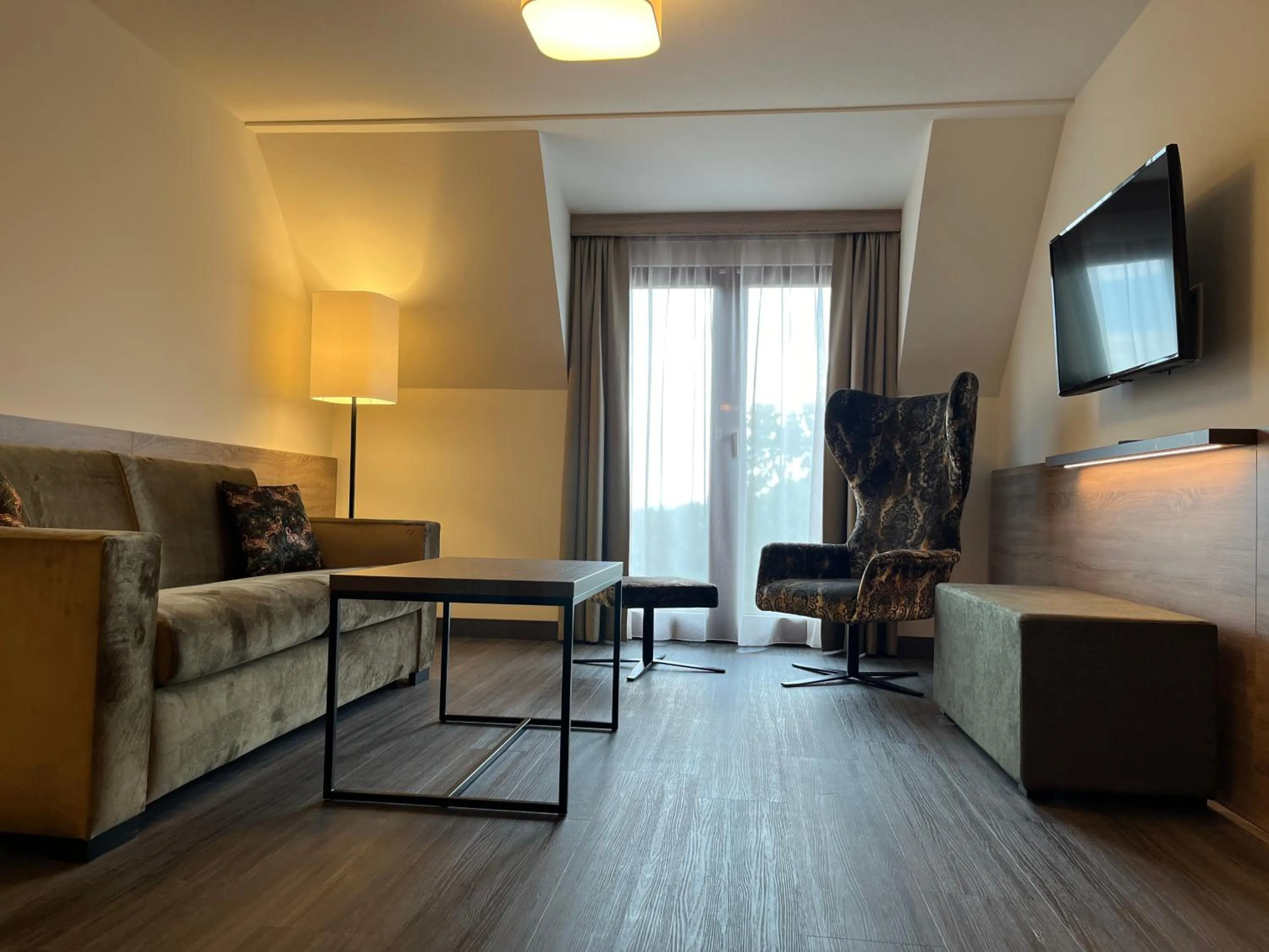Living room in Flair Park Hotel Ilshofen
