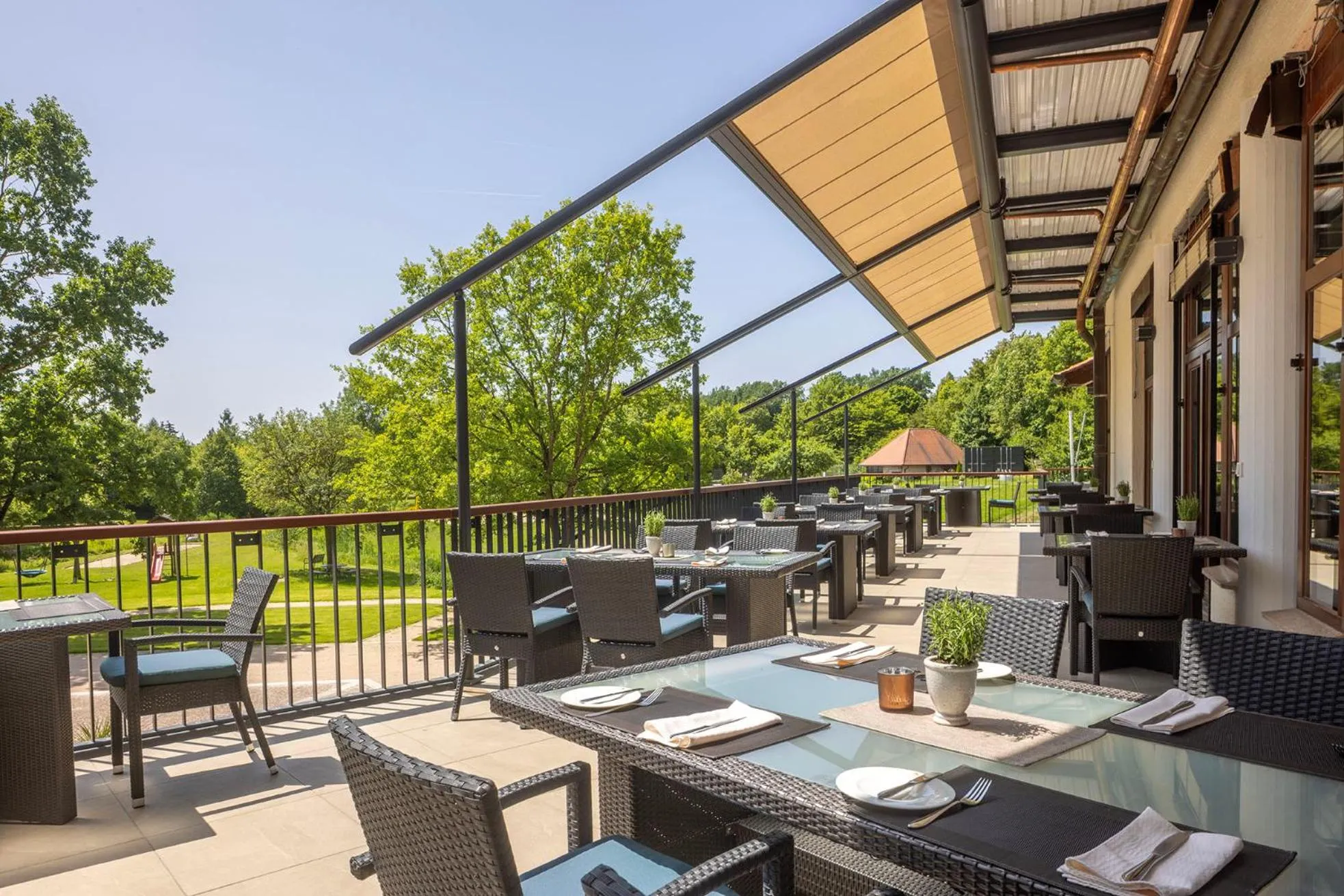 Balcony/Terrace in Flair Park Hotel Ilshofen