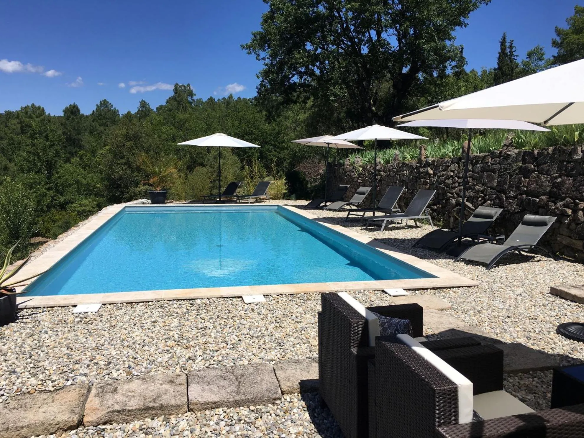 Swimming pool in Mas de la Giralde - B&B