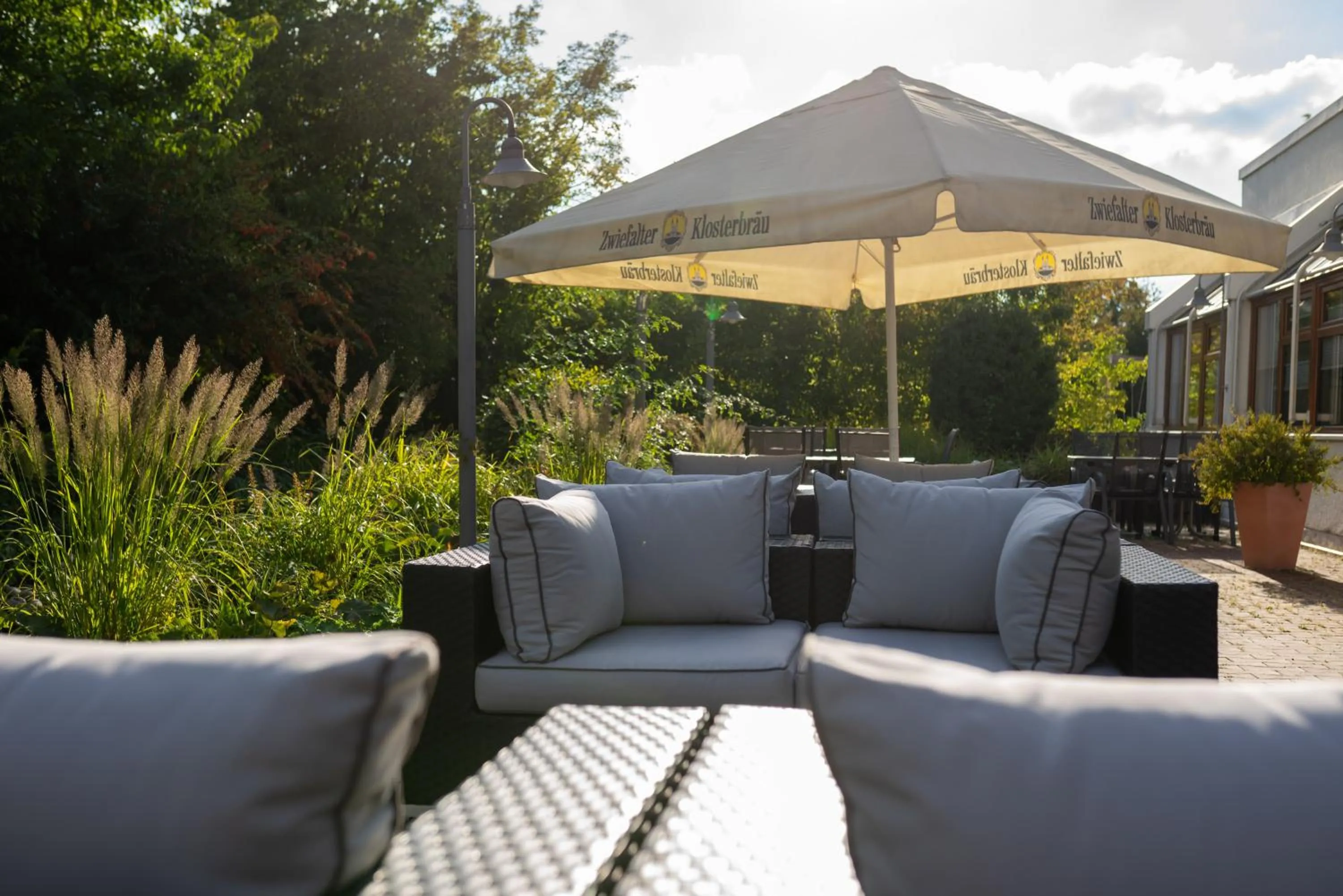 Garden in Stadt-gut-Hotel Filderhotel