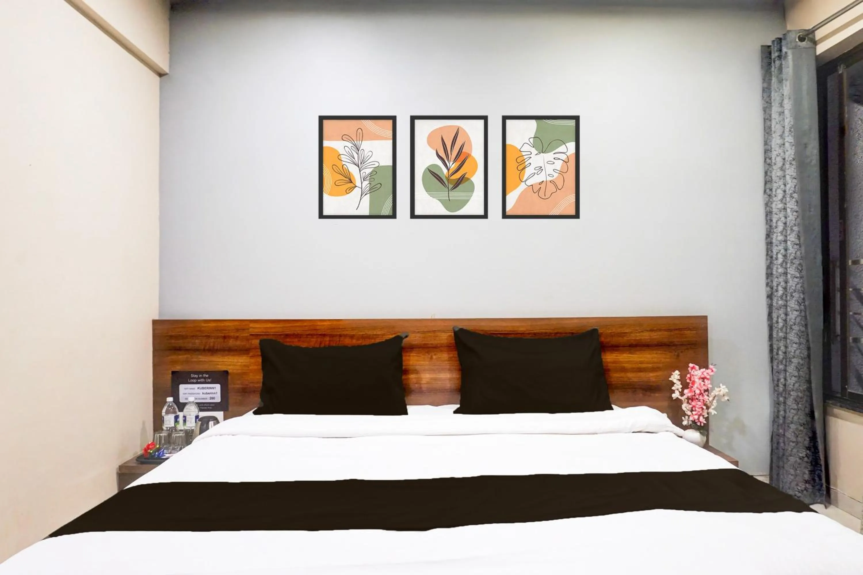 Bedroom, Bed in Super Townhouse Oak Viman Nagar Formerly Kuber Inn