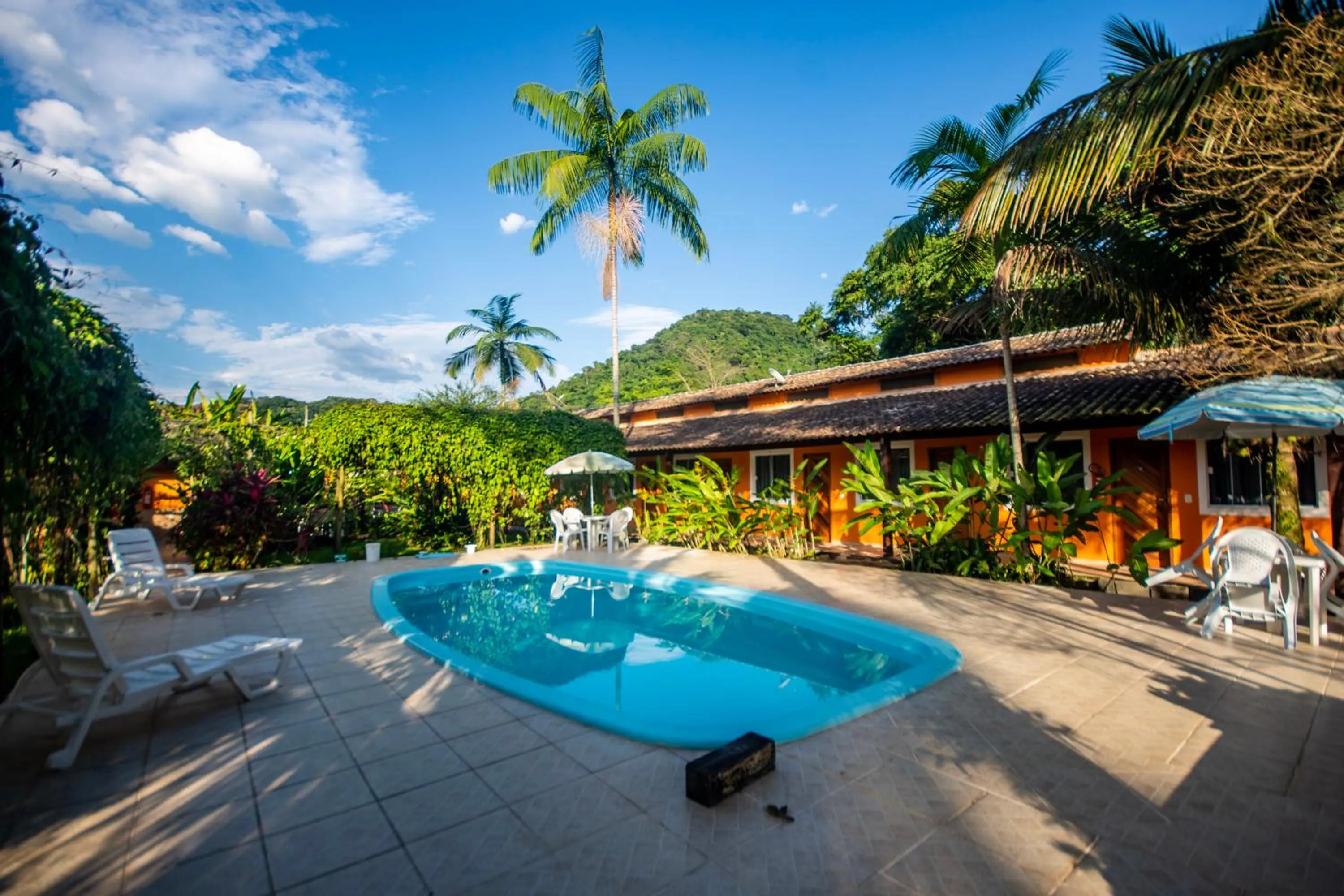 Mountain view in Pousada Quatro Estações Paraty