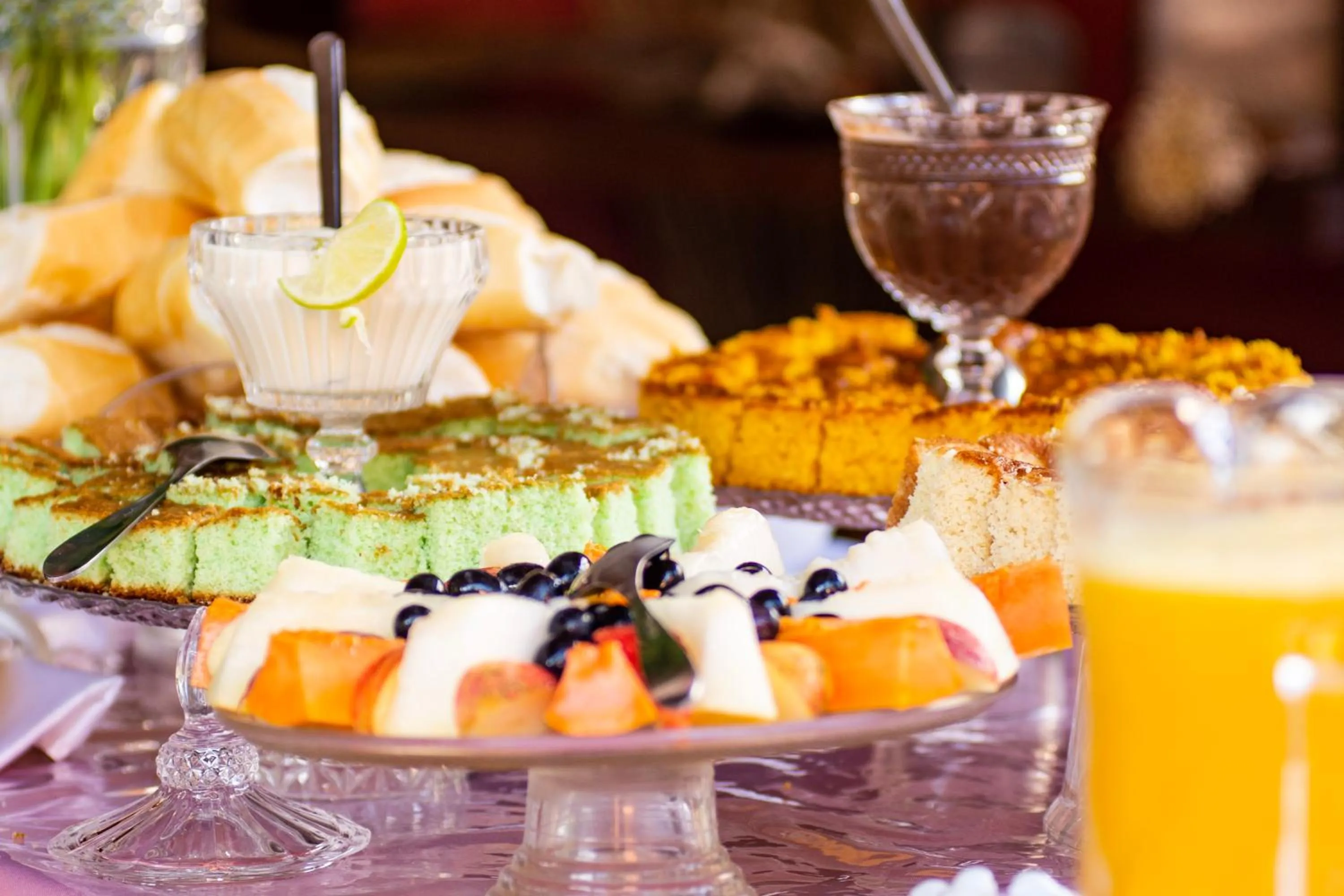 Food and drinks in Pousada Quatro Estações Paraty