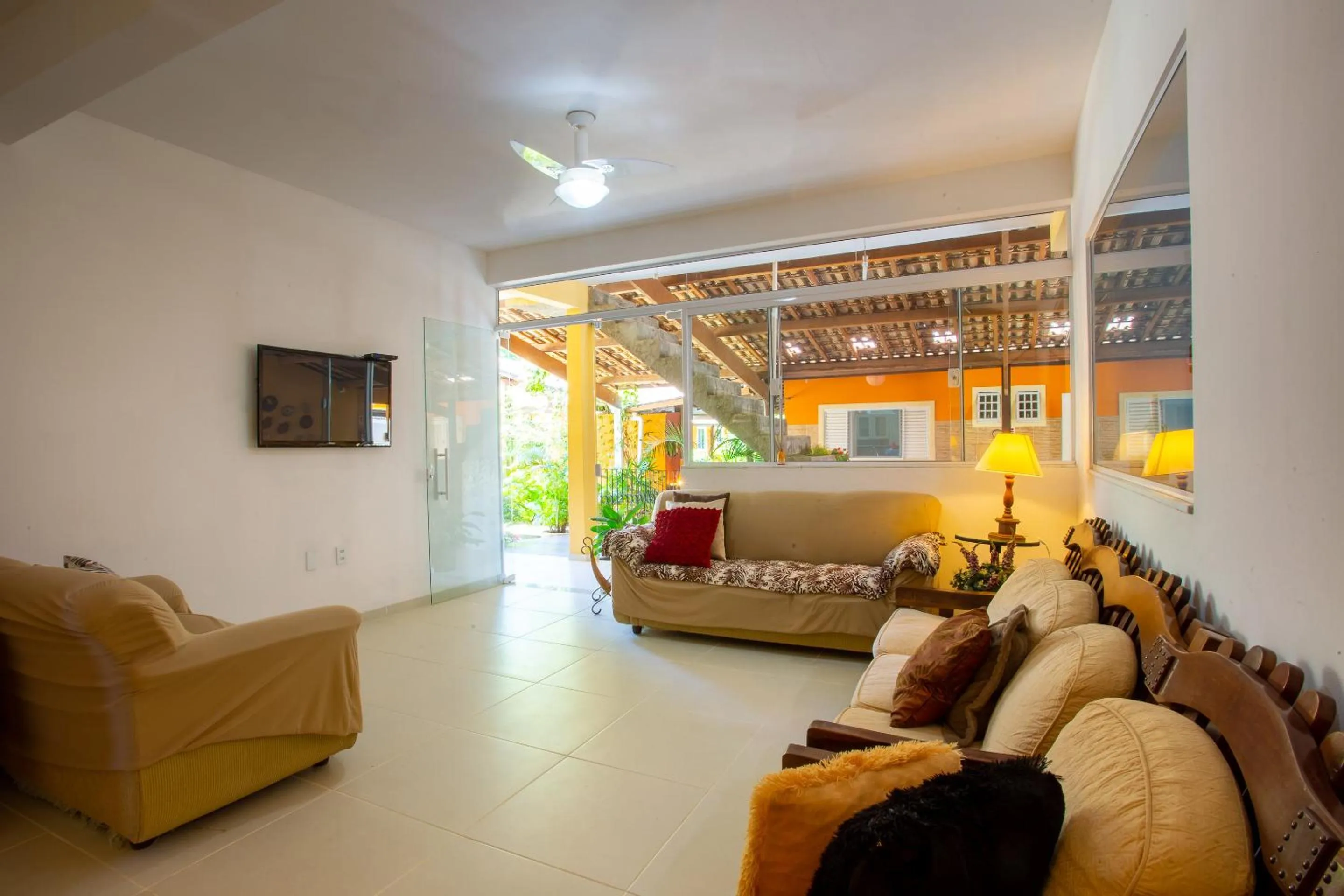 Lobby or reception in Pousada Quatro Estações Paraty