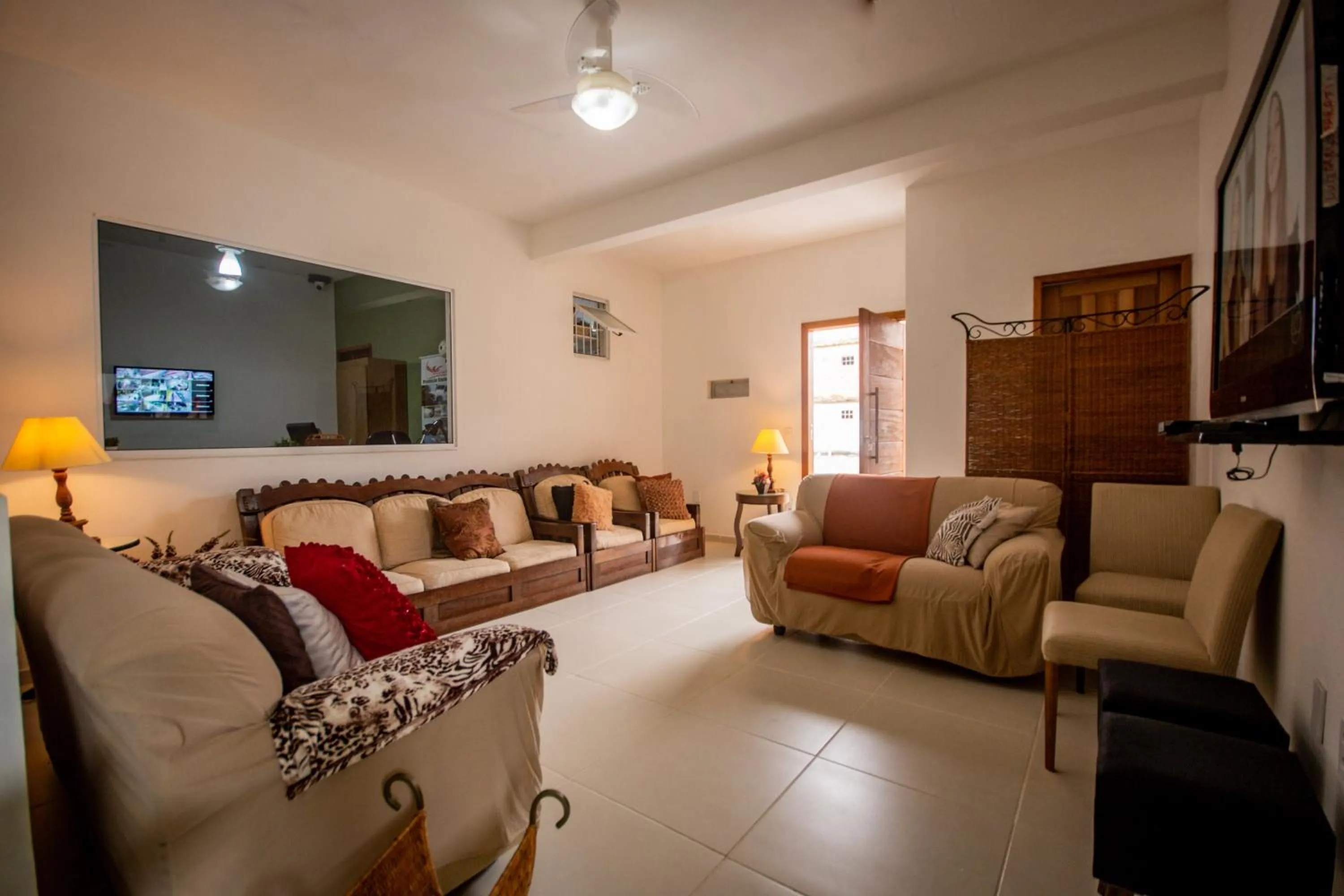 Living room in Pousada Quatro Estações Paraty