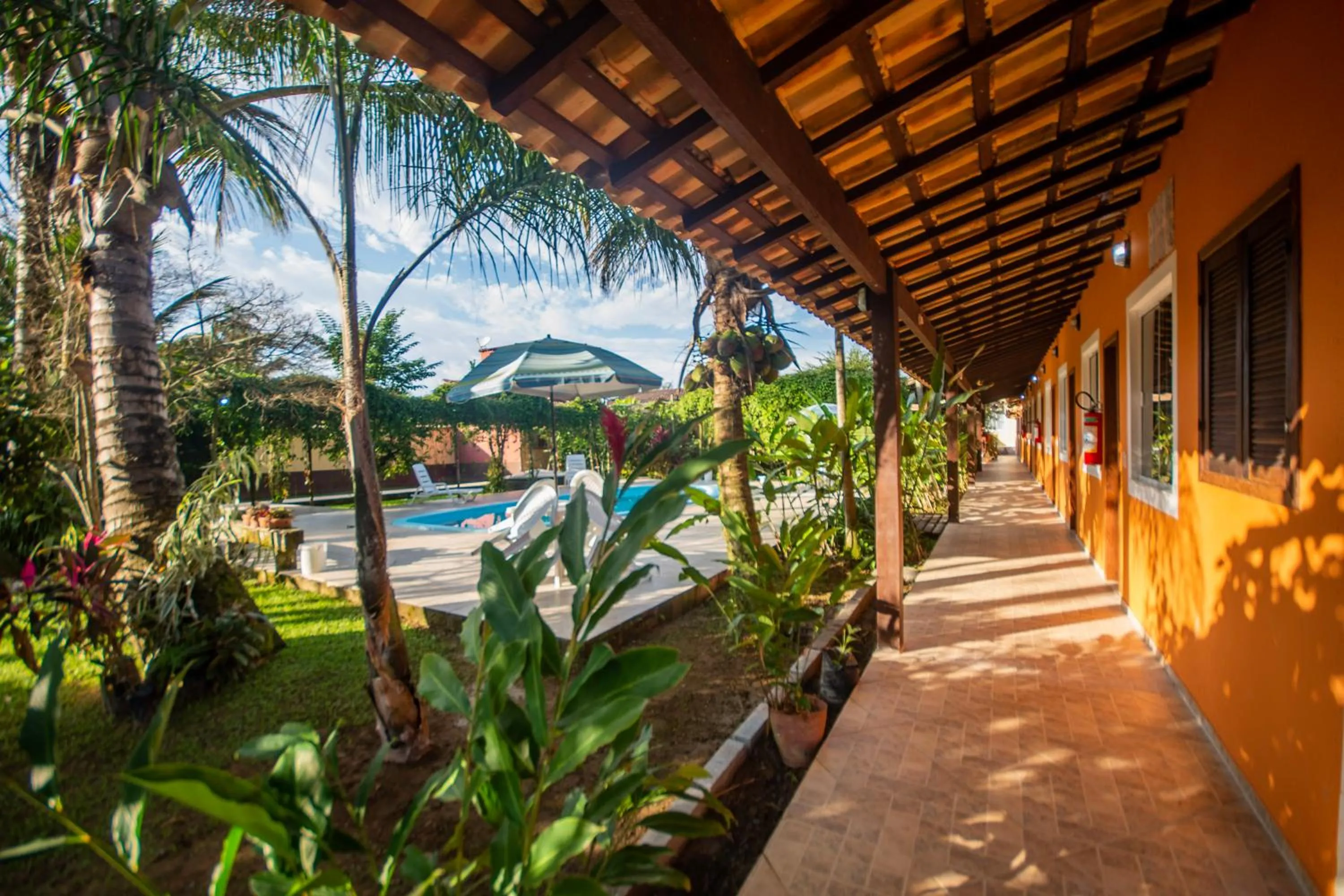 Garden view in Pousada Quatro Estações Paraty