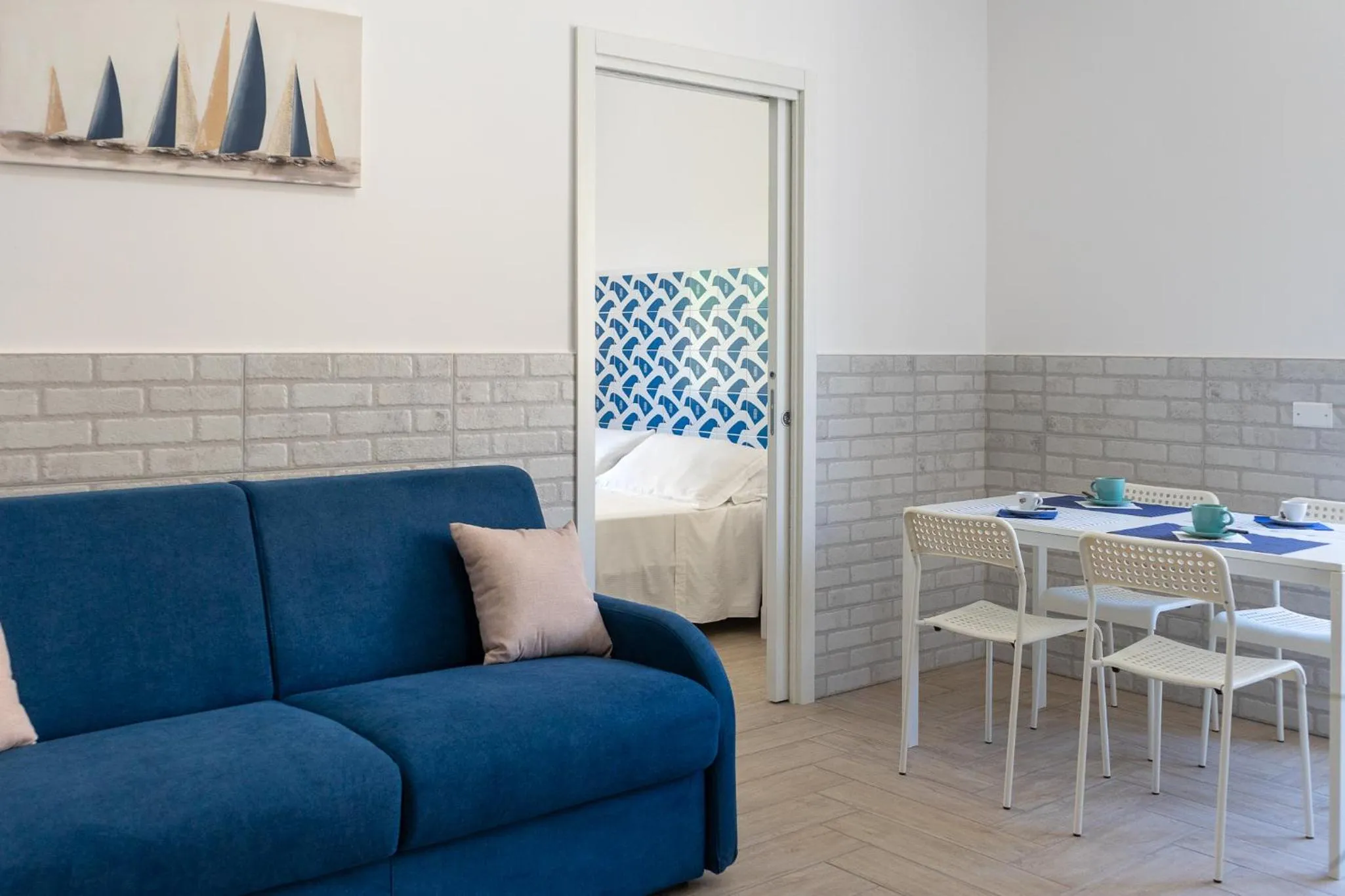 Living room in B&B Sperlonga