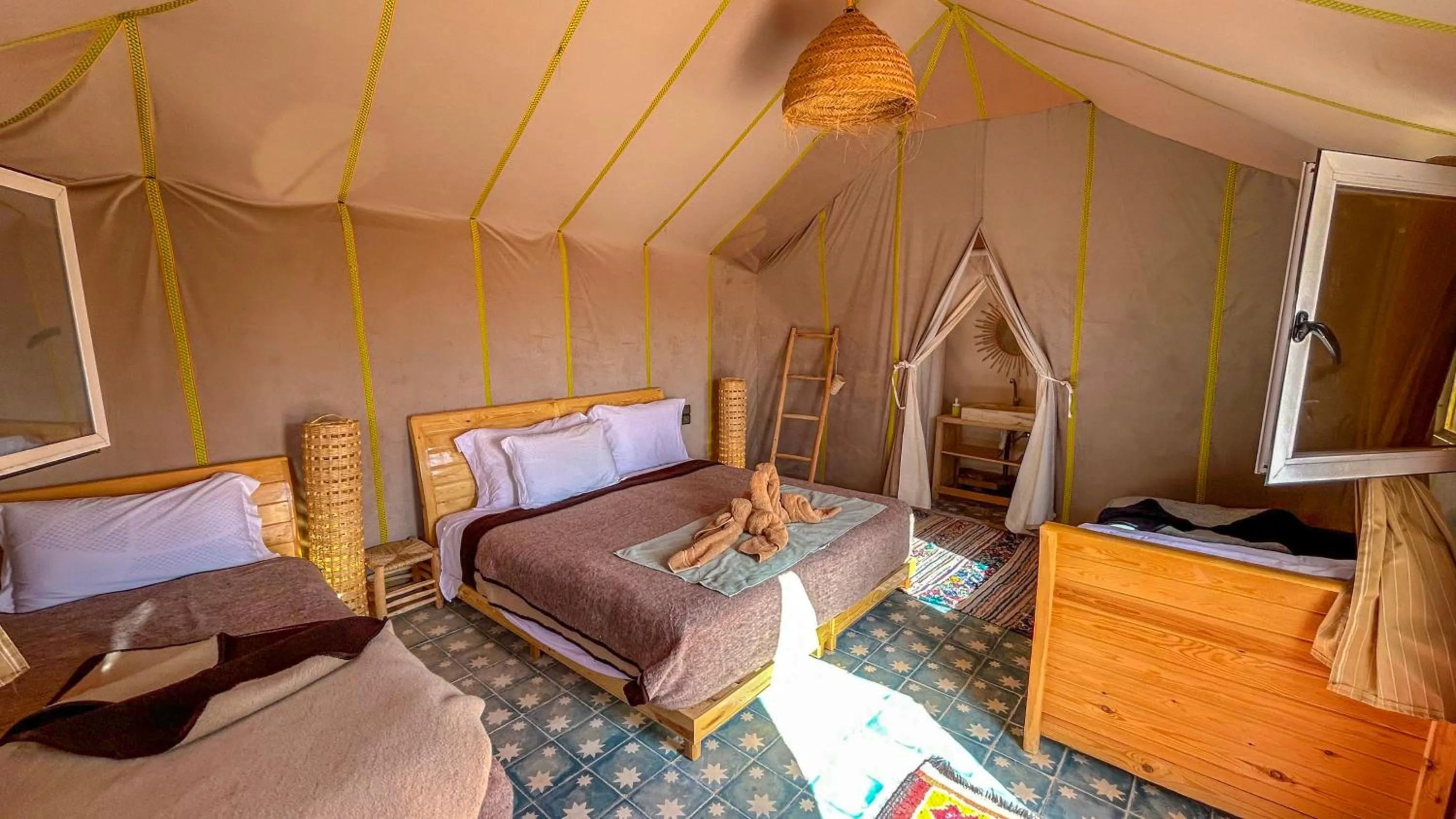 Bed in Jardin Kotori Luxury Camp