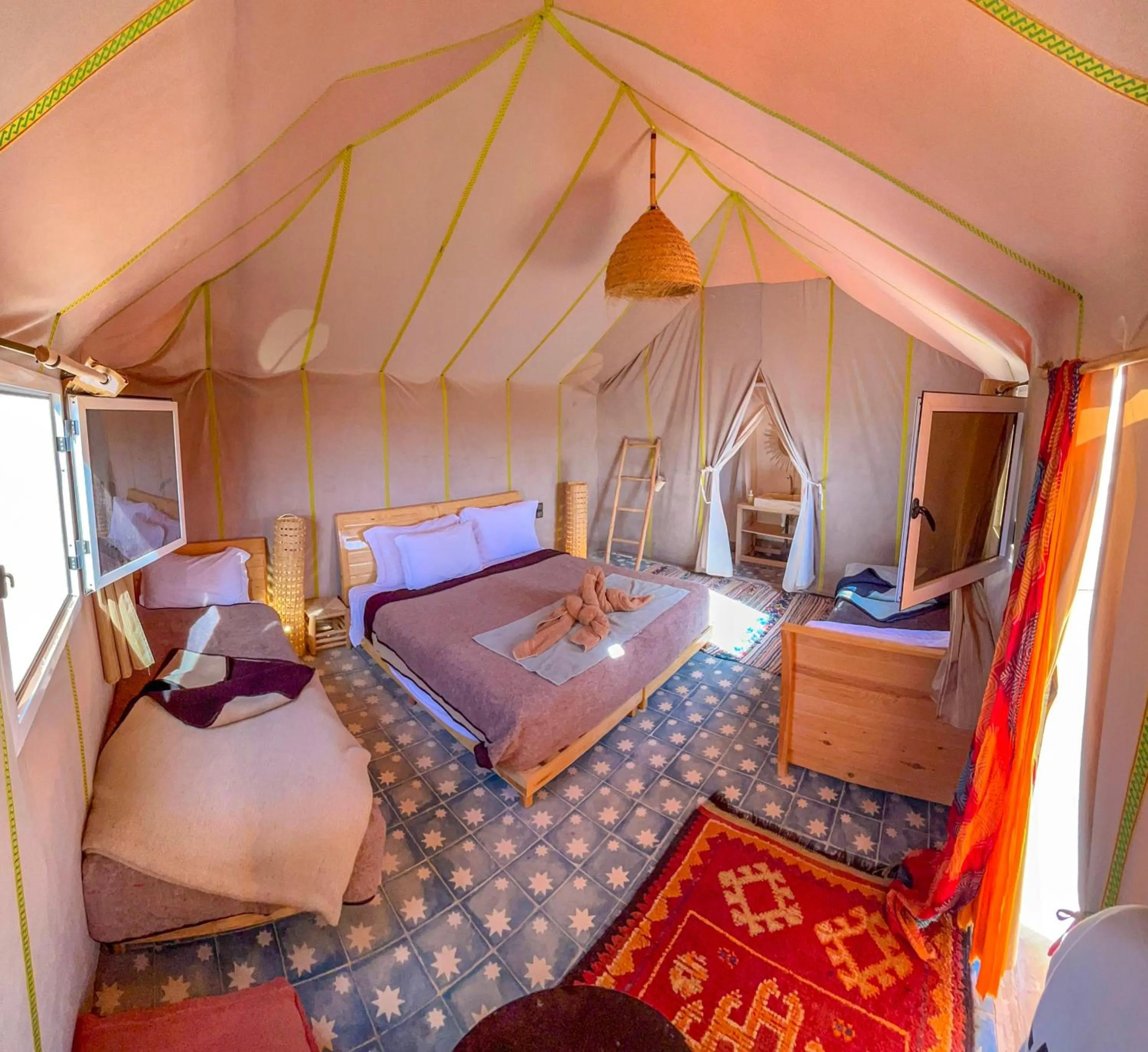 Bed in Jardin Kotori Luxury Camp