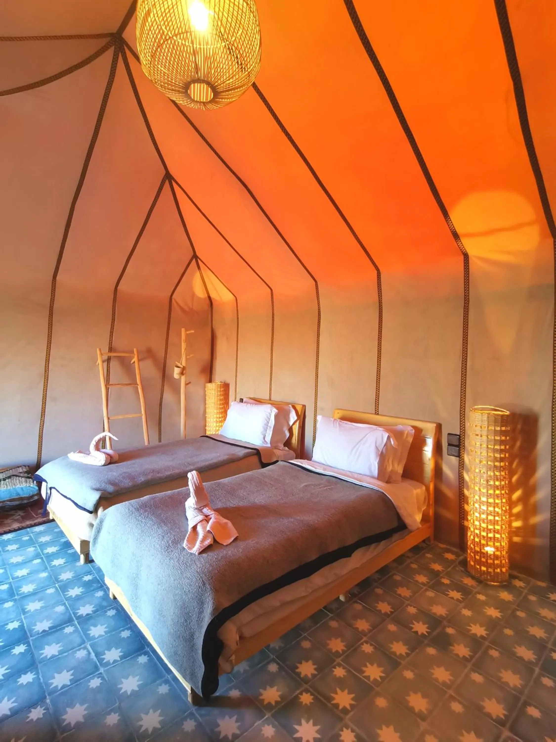 Bed in Jardin Kotori Luxury Camp