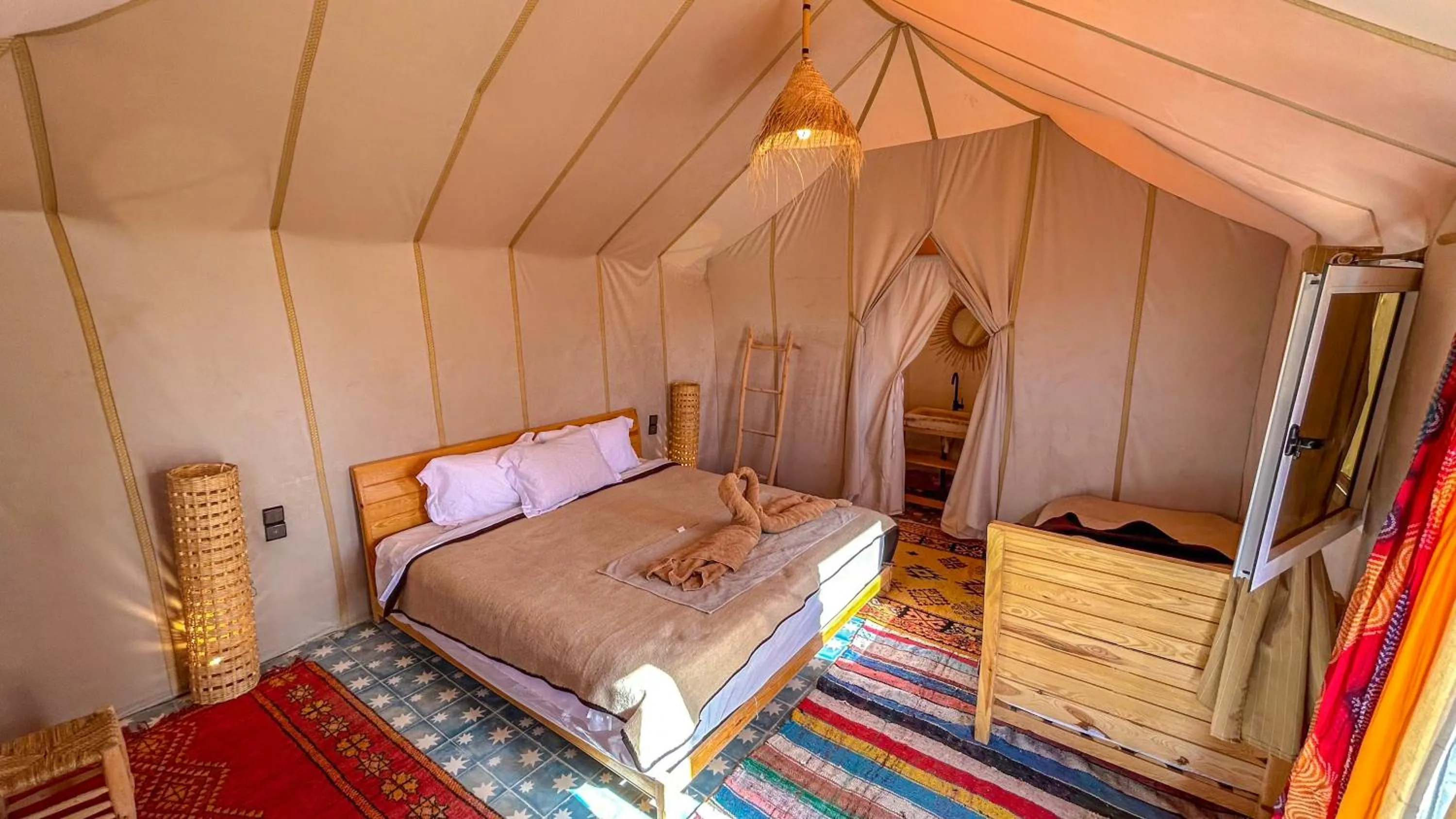 Bed in Jardin Kotori Luxury Camp
