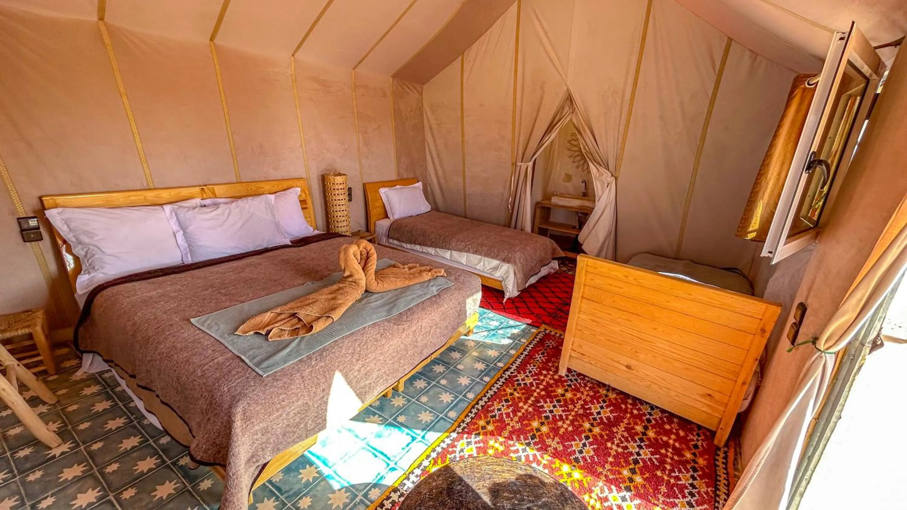 Bed in Jardin Kotori Luxury Camp