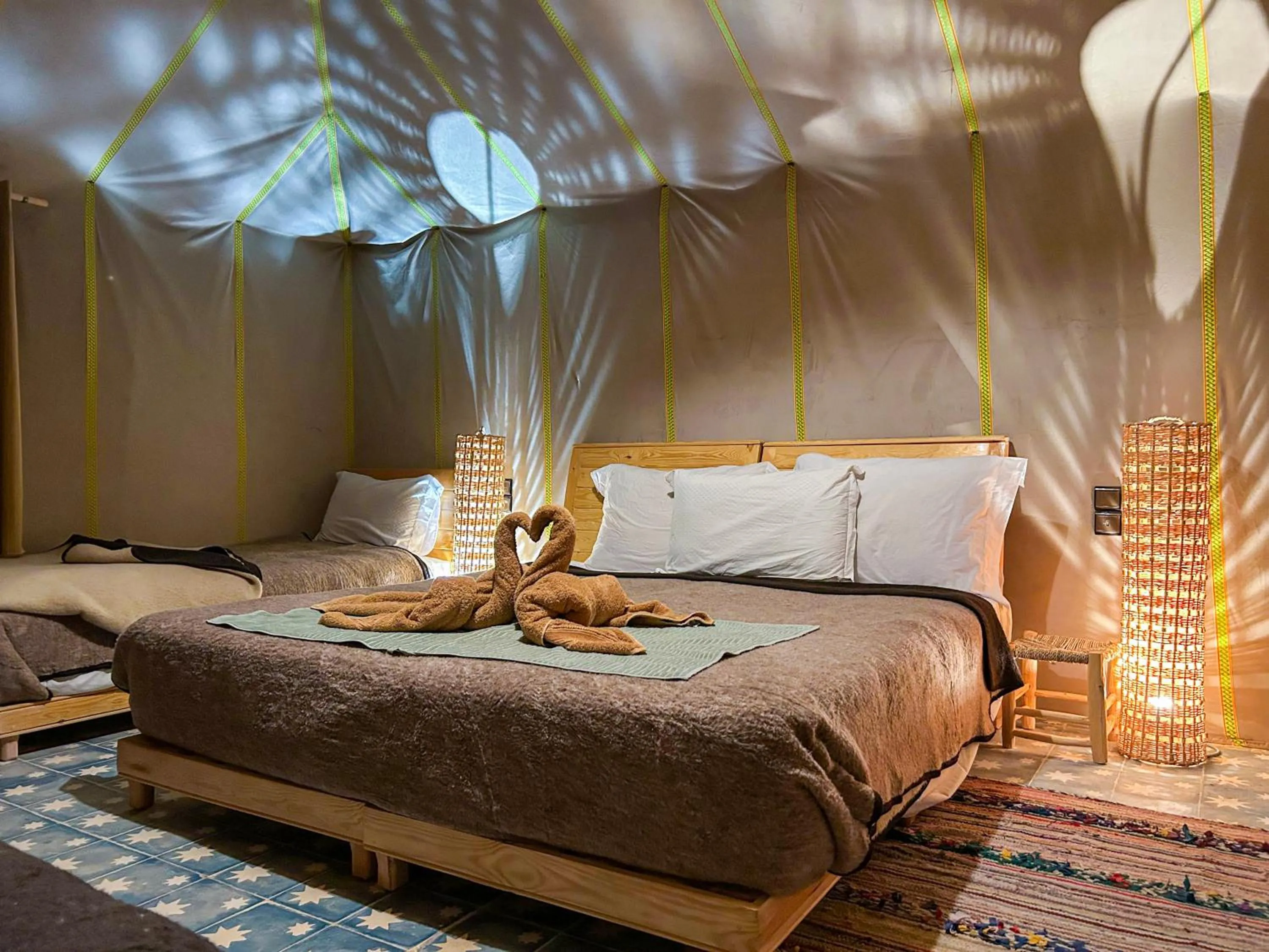Bed in Jardin Kotori Luxury Camp