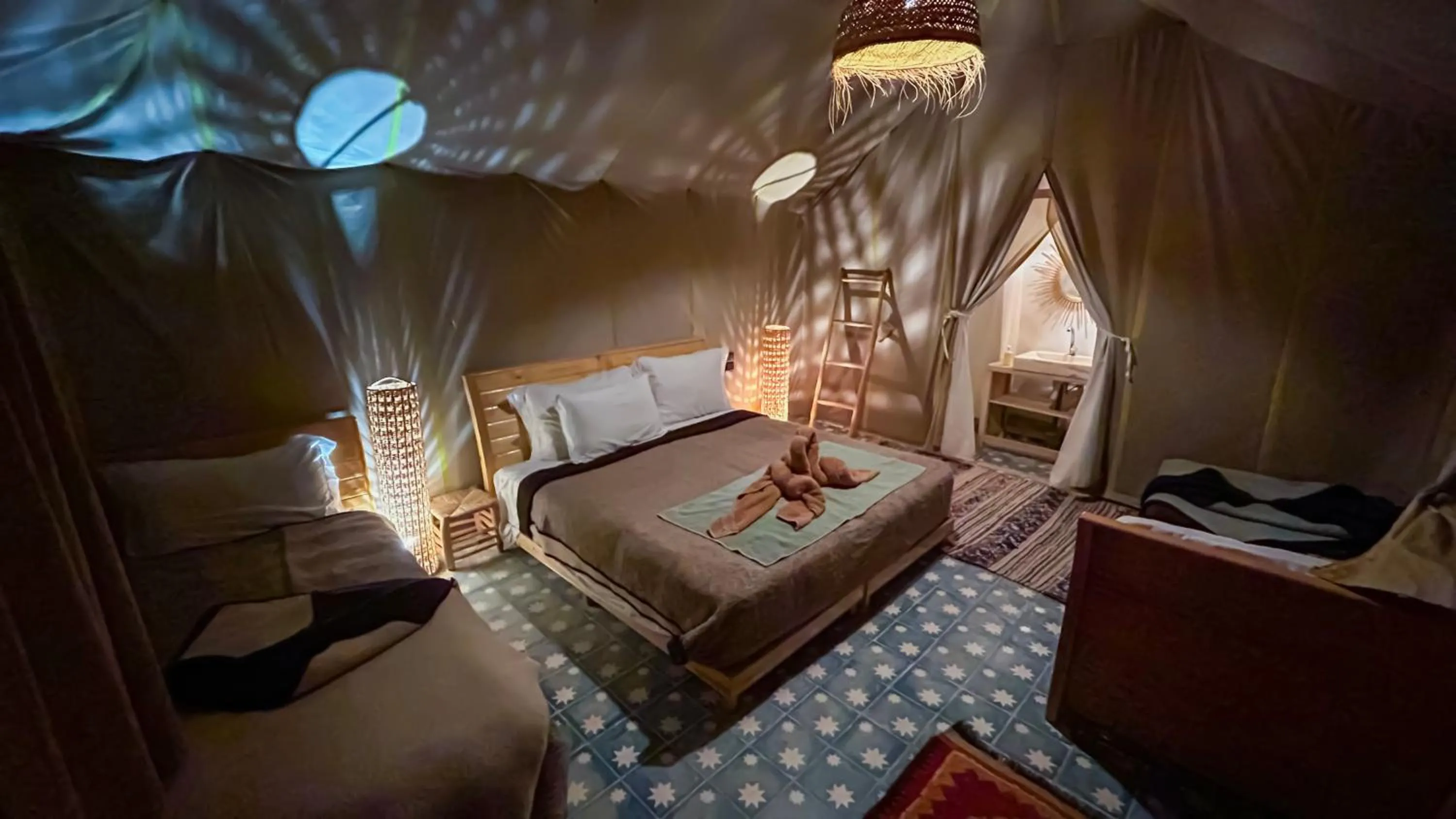 Bed in Jardin Kotori Luxury Camp