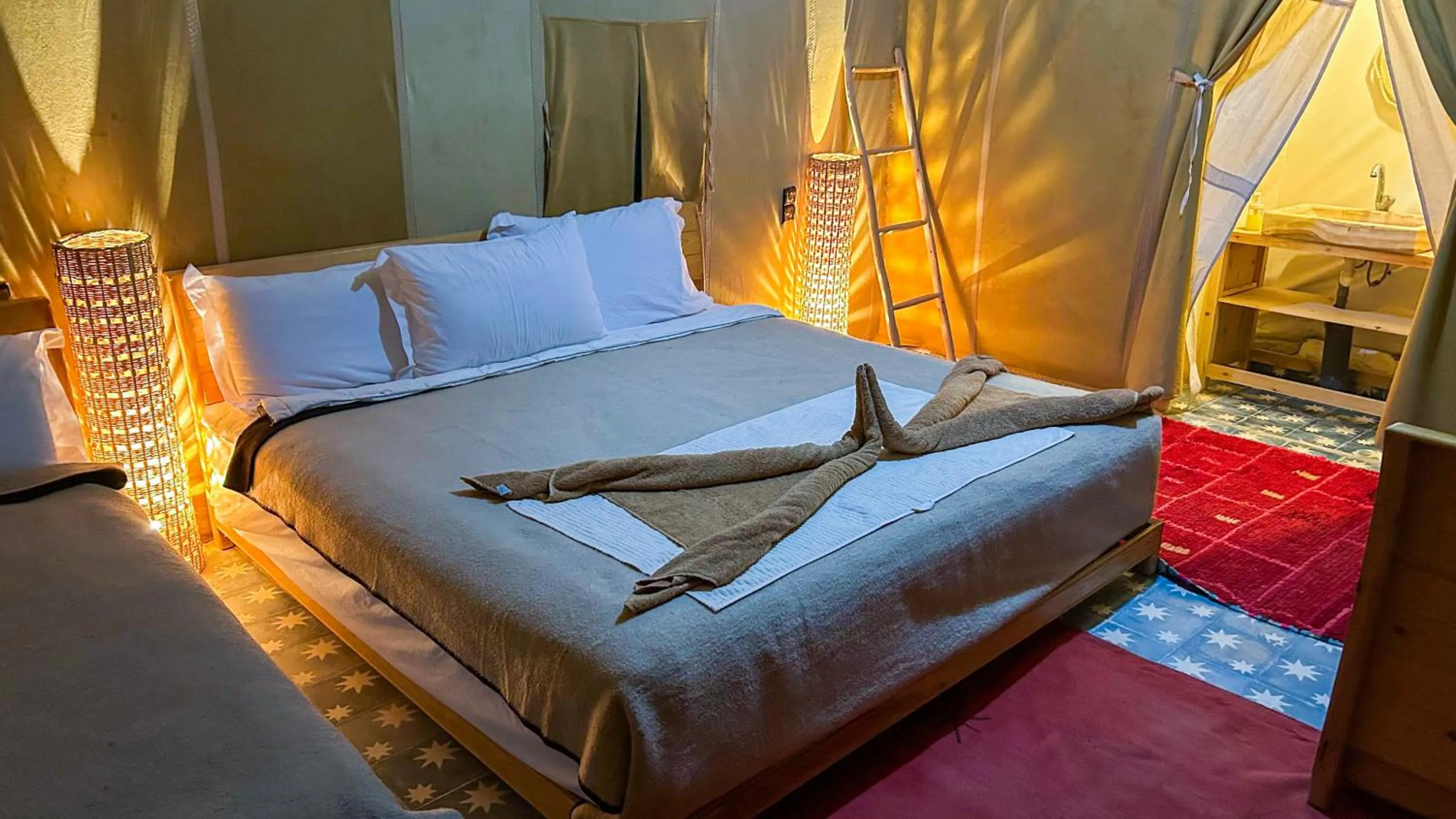 Bed in Jardin Kotori Luxury Camp
