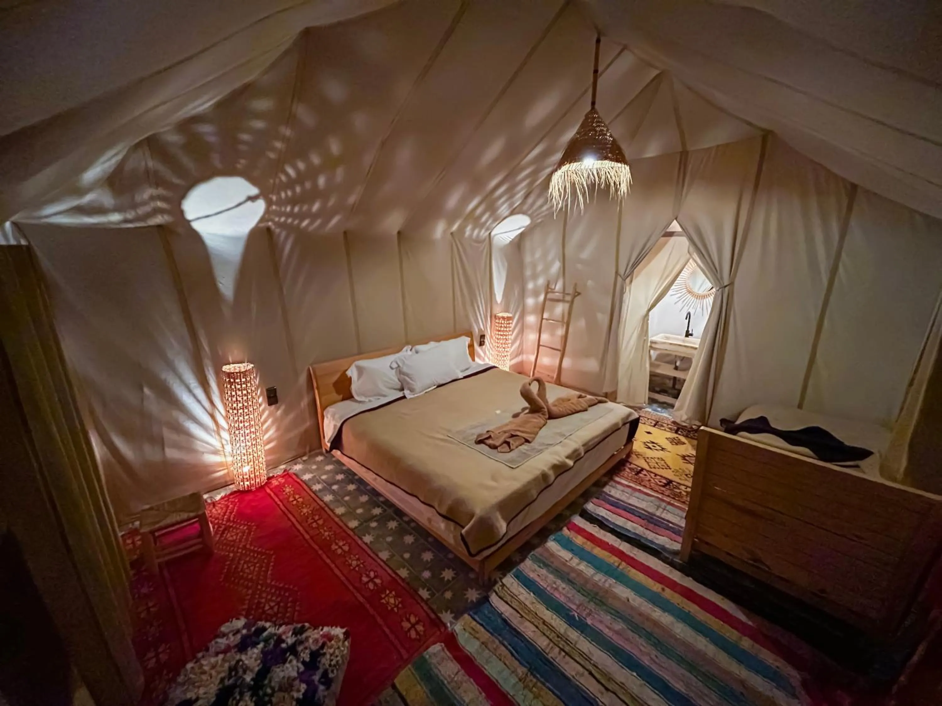 Bedroom, Bed in Jardin Kotori Luxury Camp
