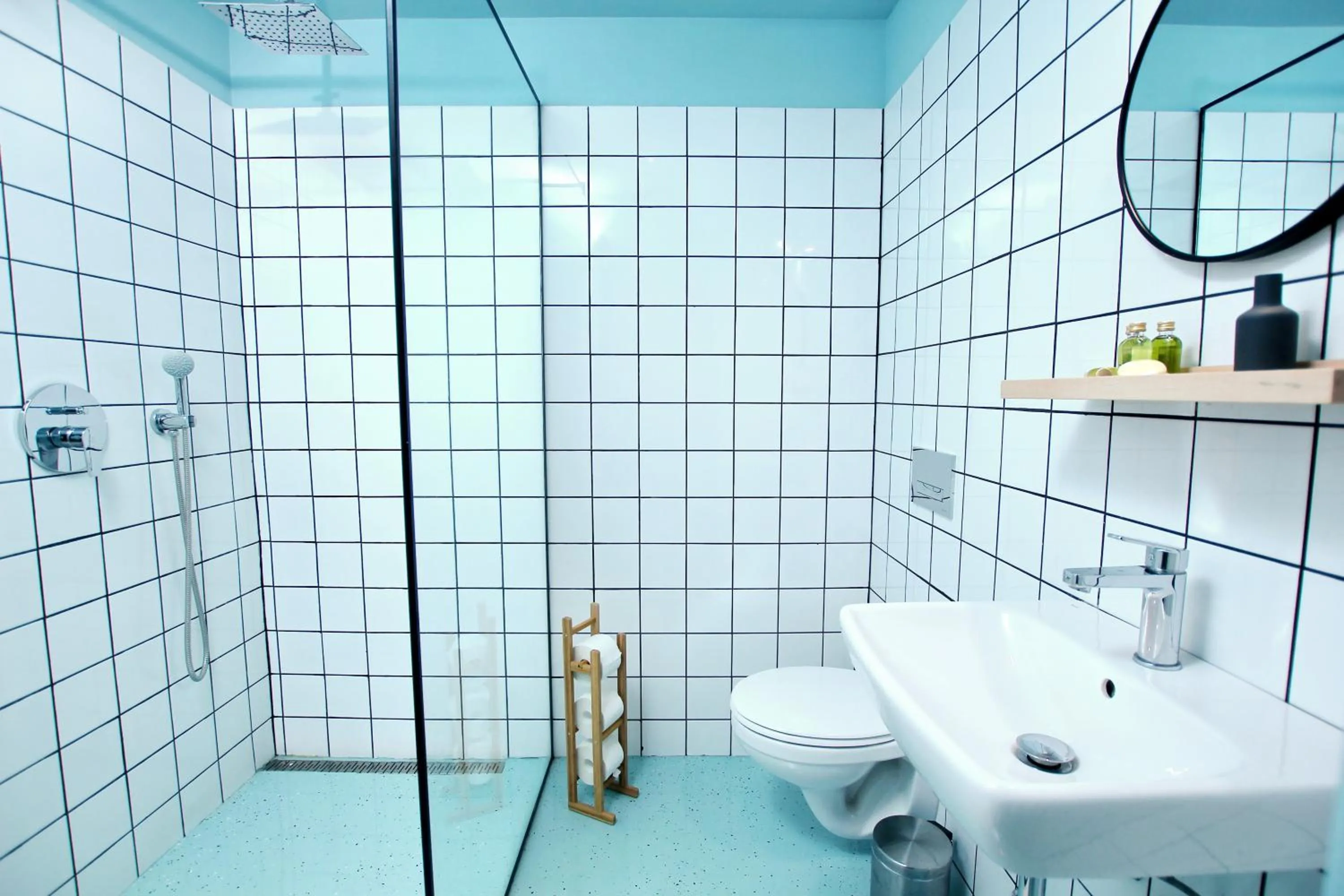 Bathroom in Gellerico Apartments Deák Square