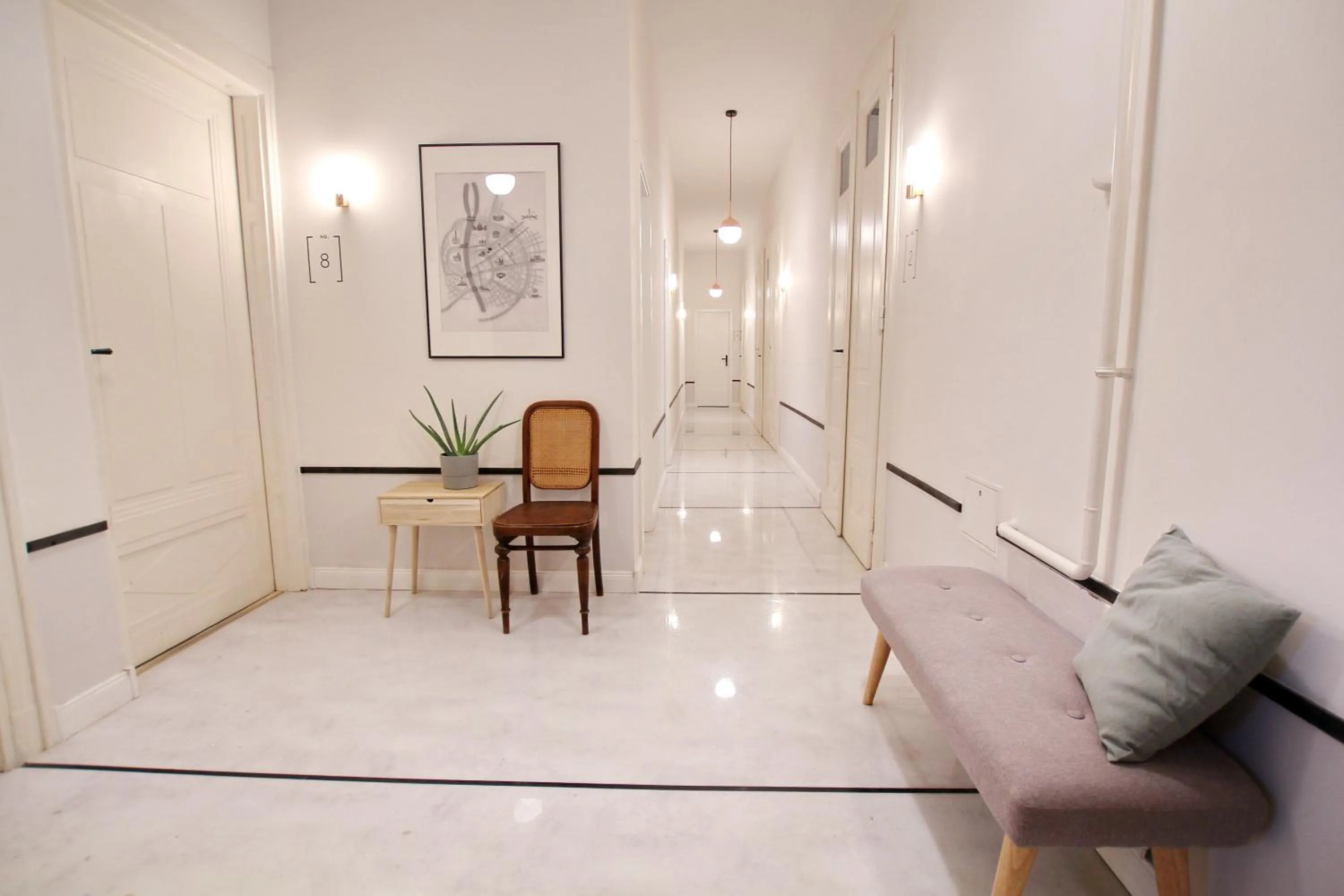 Lobby or reception in Gellerico Apartments Deák Square