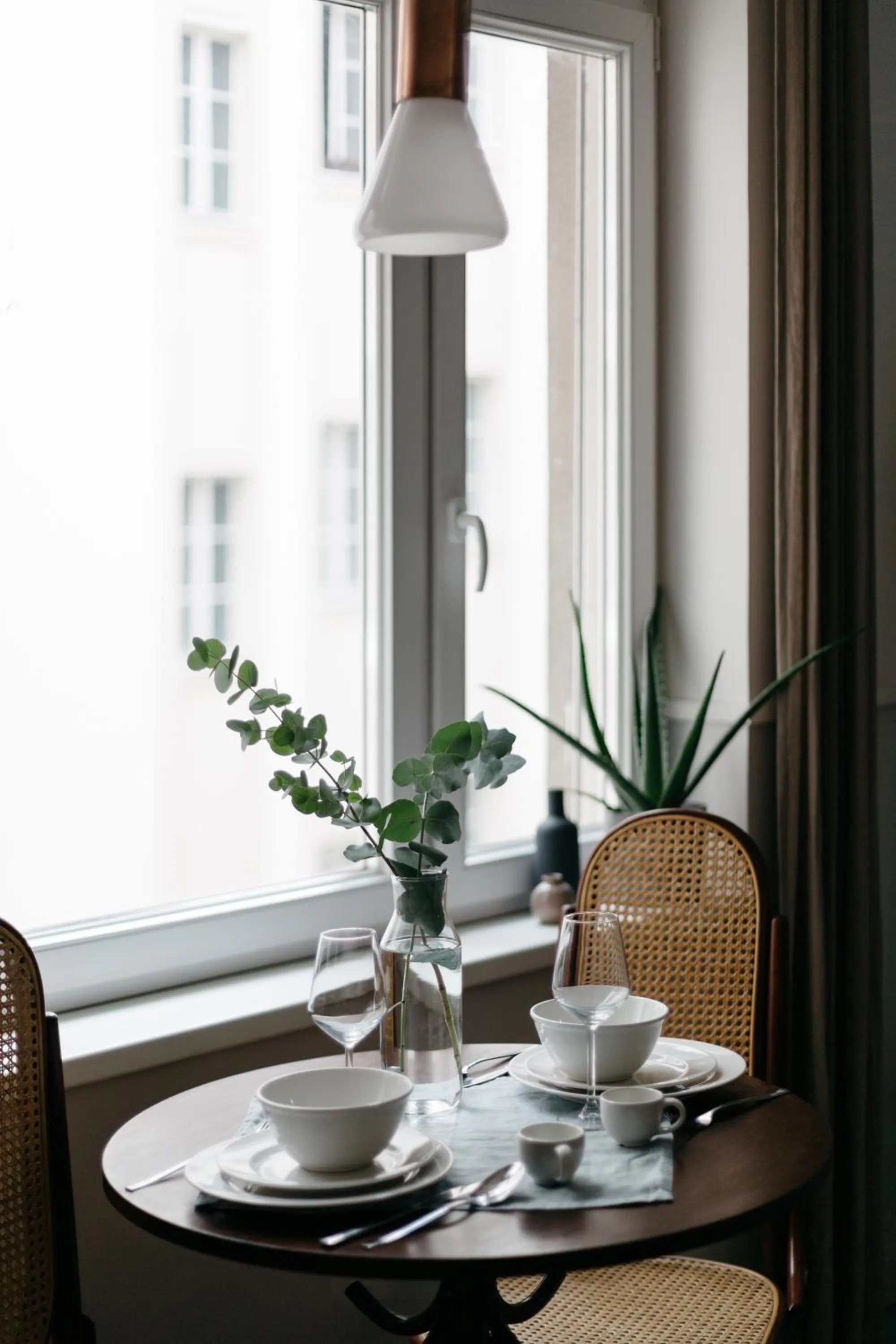 Dining area in Gellerico Apartments Deák Square