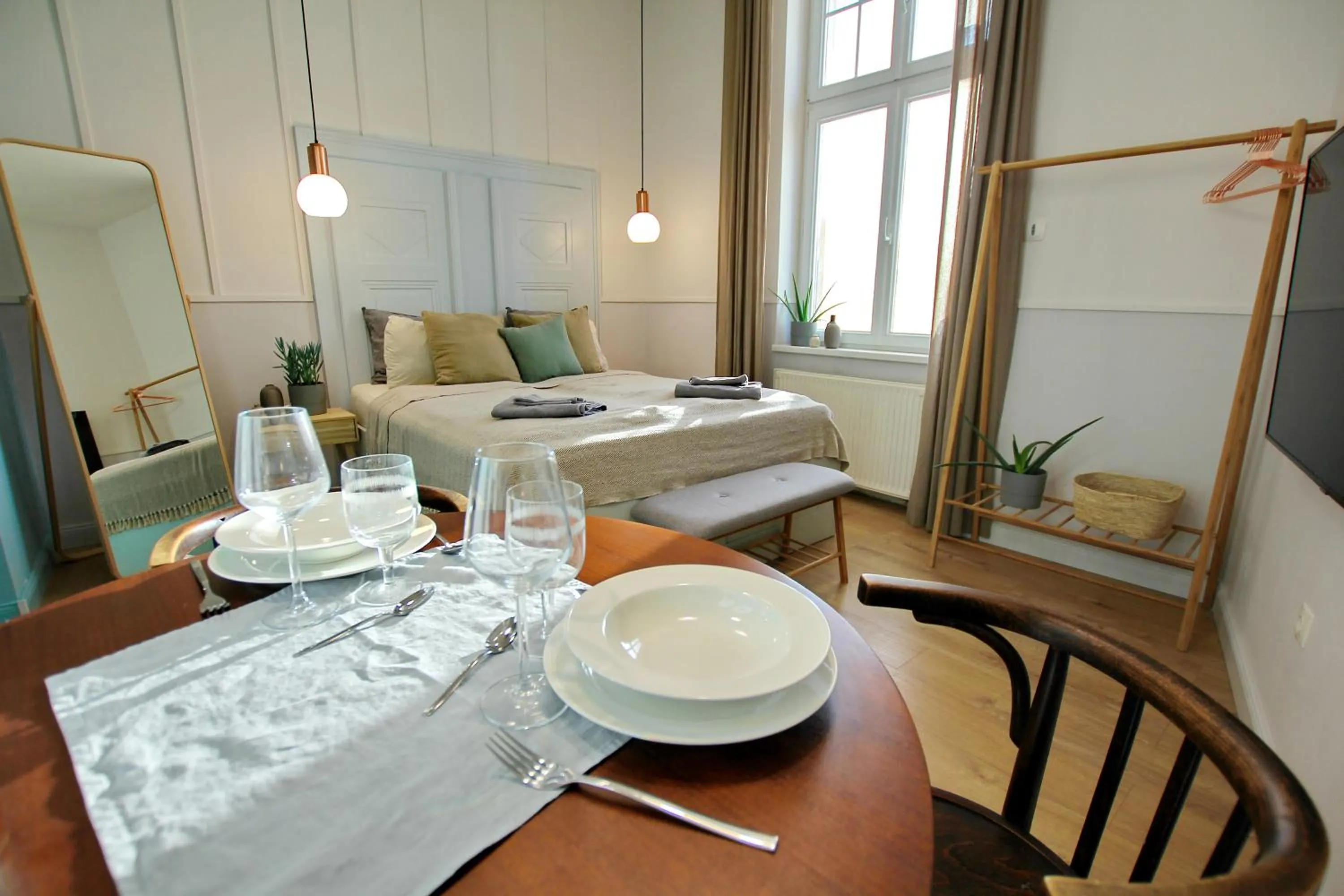 Photo of the whole room, Bed in Gellerico Apartments Deák Square