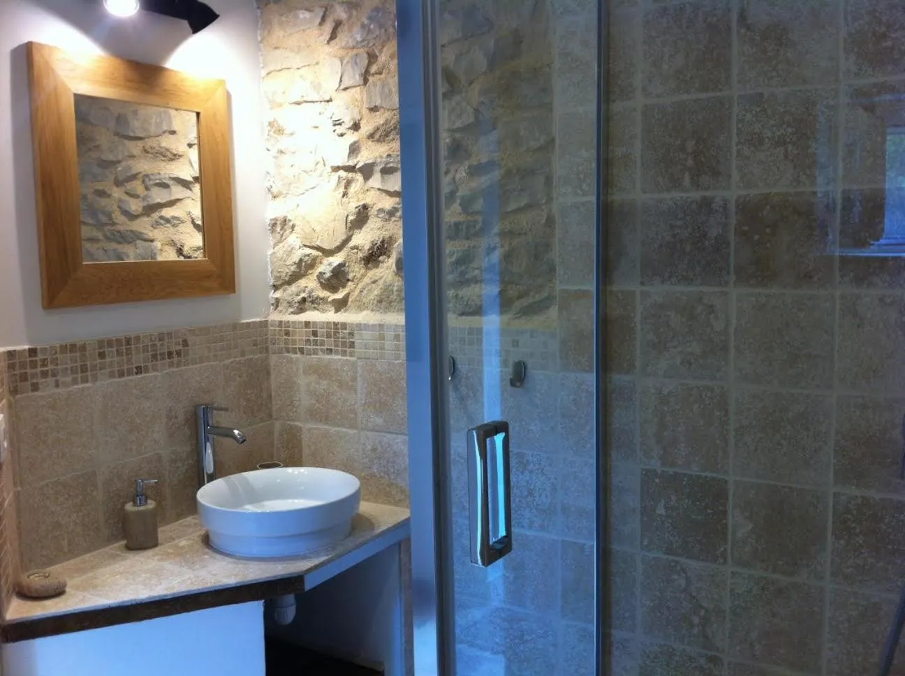 Bathroom in Malia - Chambres d'hôtes & Gîte