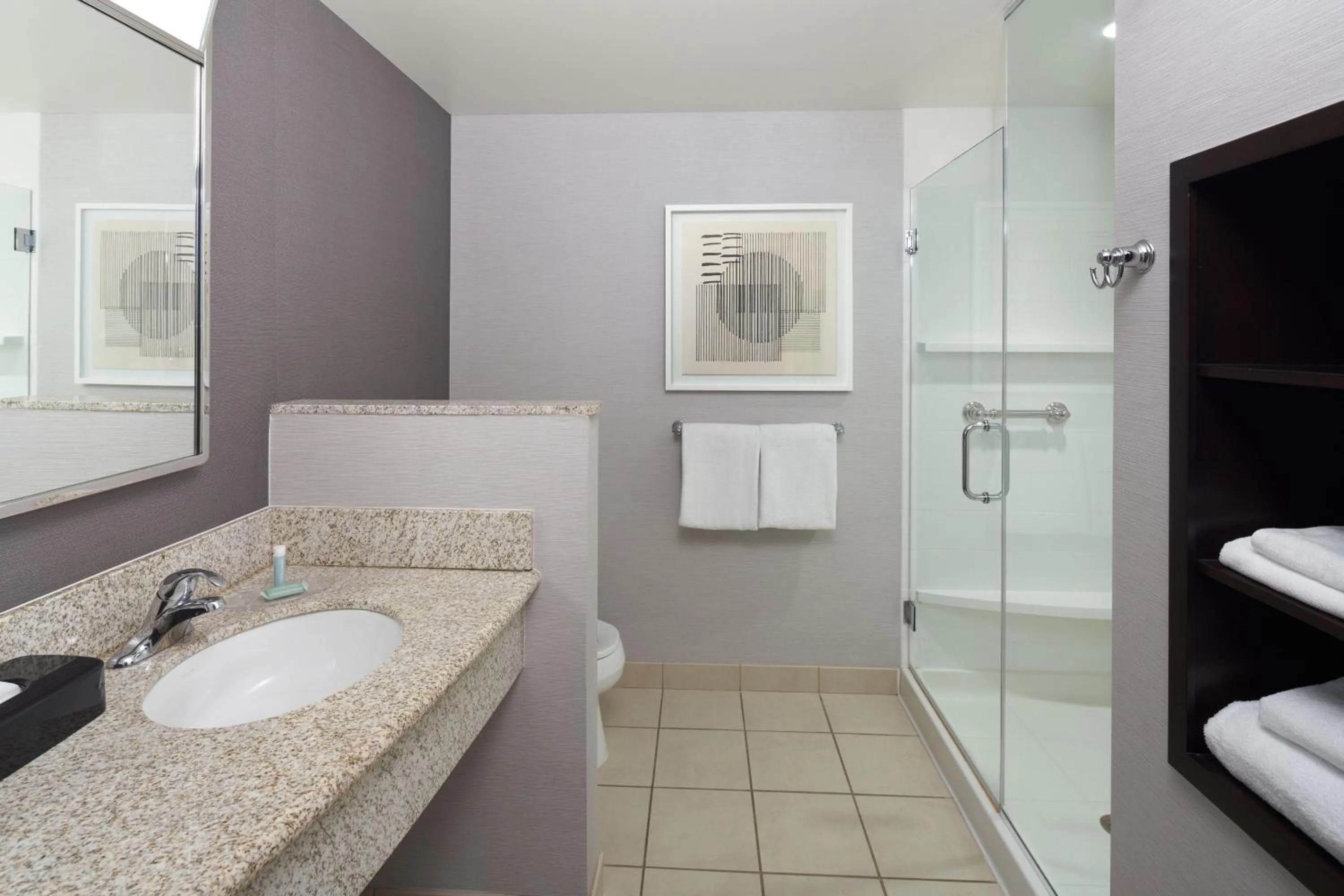 Bathroom in Courtyard by Marriott Glassboro Rowan University