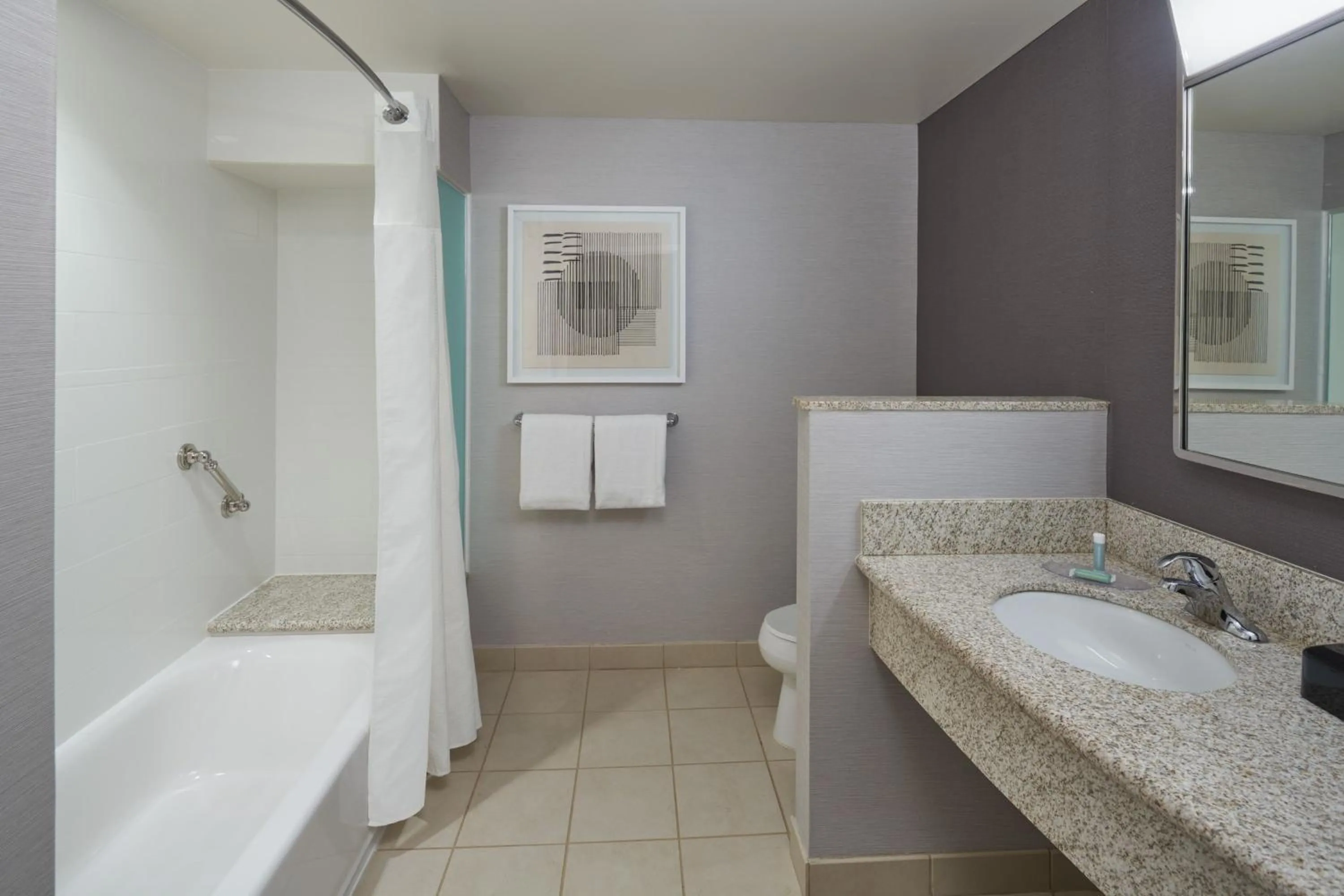Bathroom in Courtyard by Marriott Glassboro Rowan University
