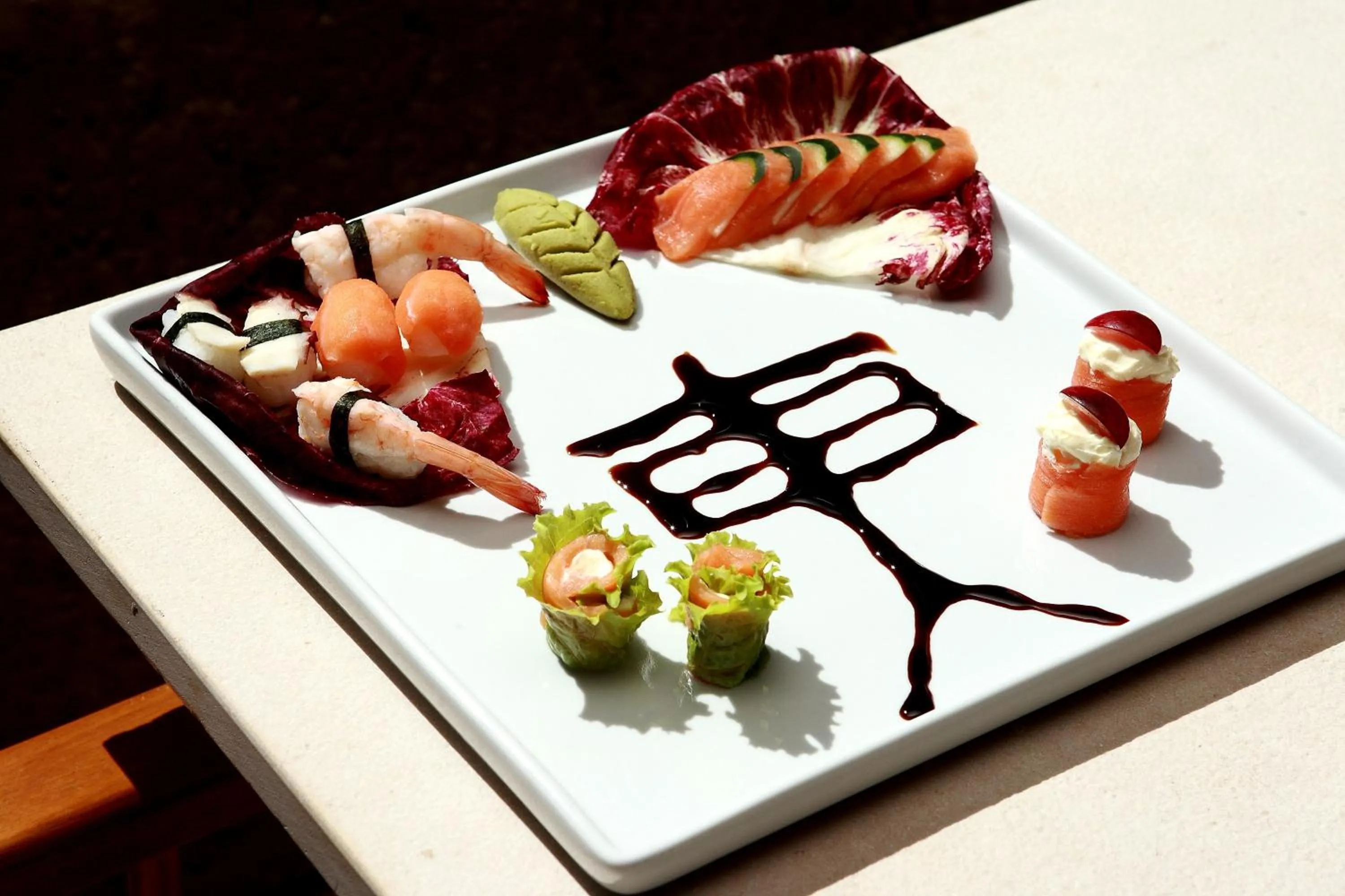 Food in Kenoa Exclusive Beach Spa & Resort