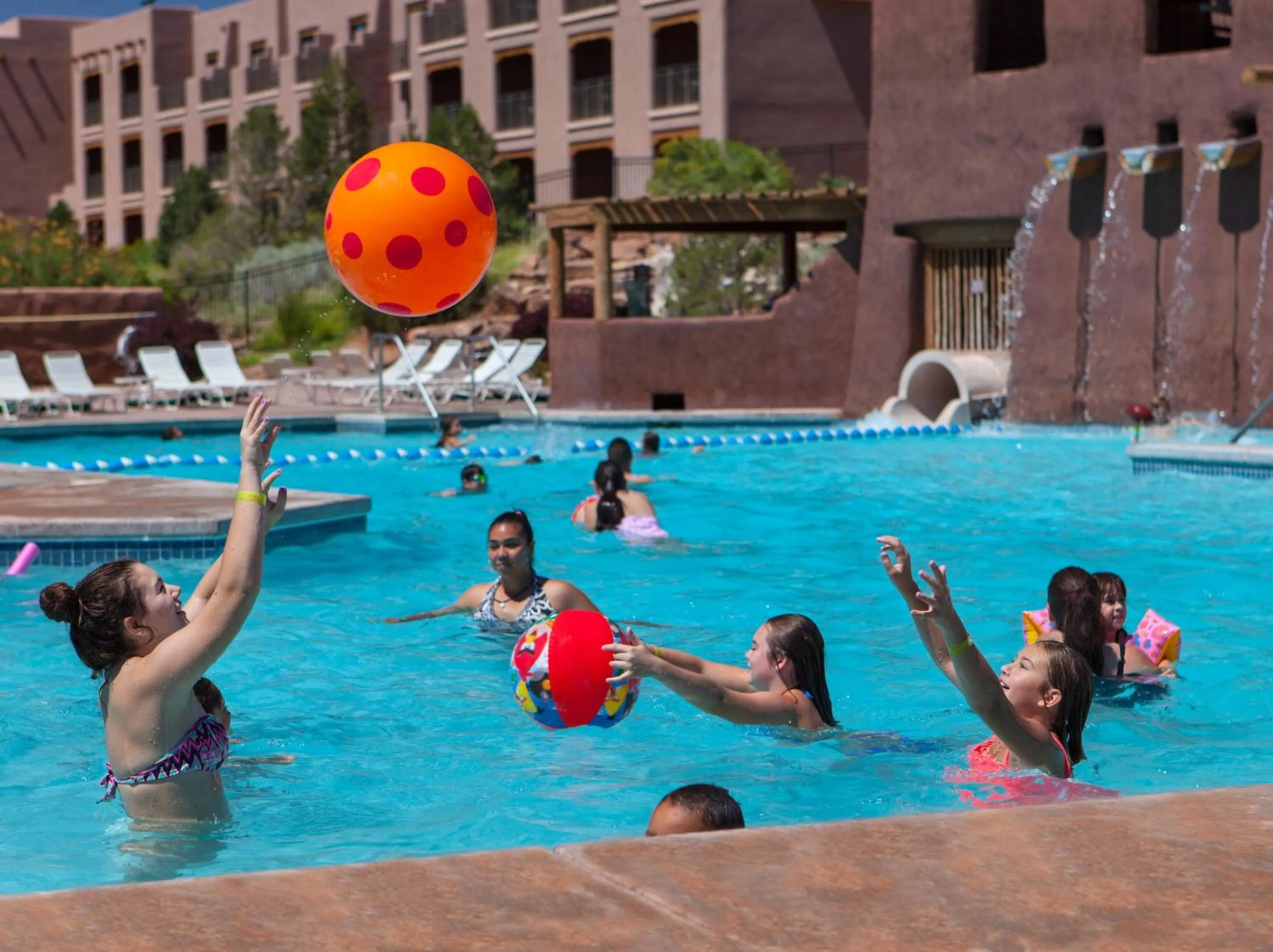 Swimming pool in Hyatt Regency Tamaya South Santa Fe